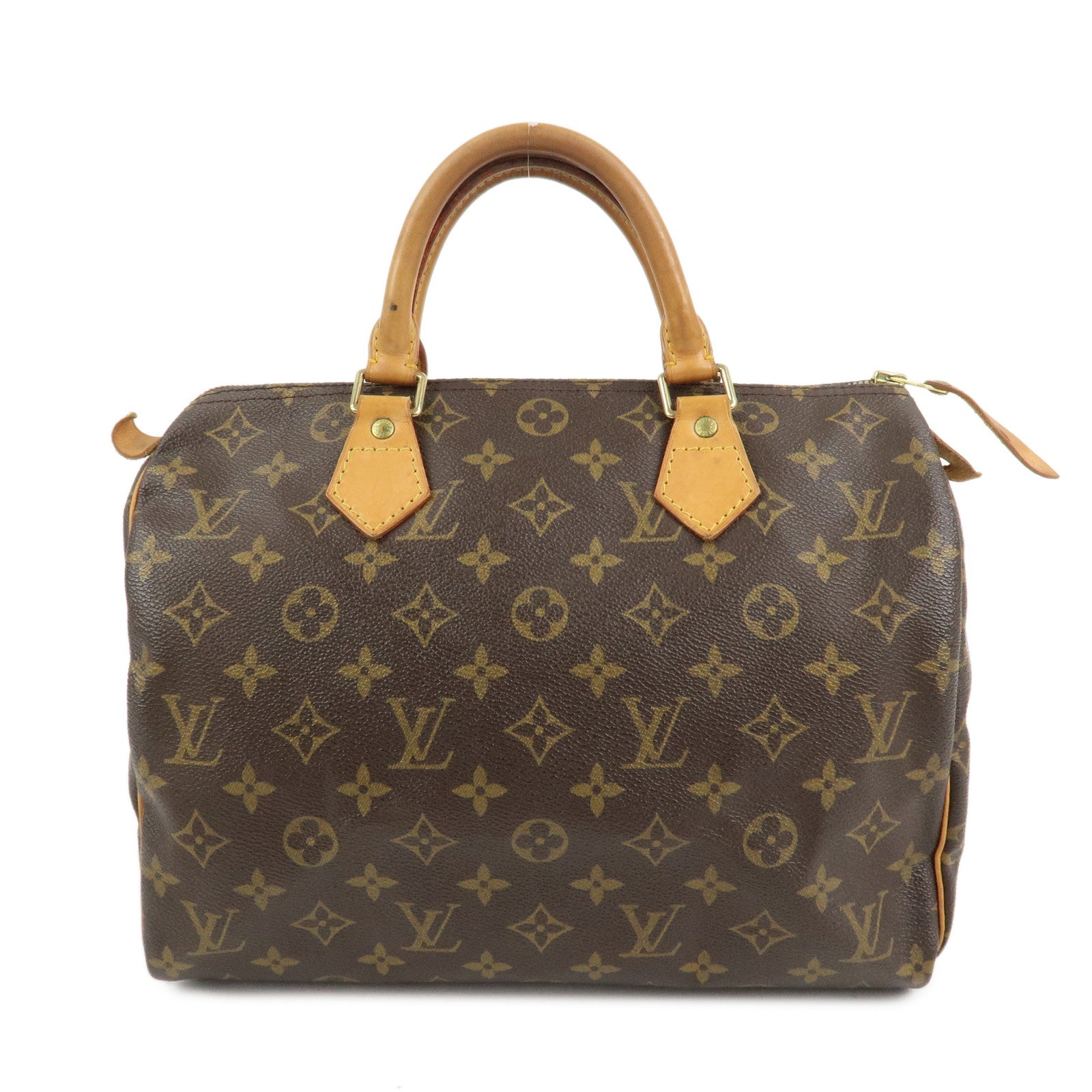 Louis Vuitton Monogram Speedy 30 Boston Bag Hand Bag Brown M41526