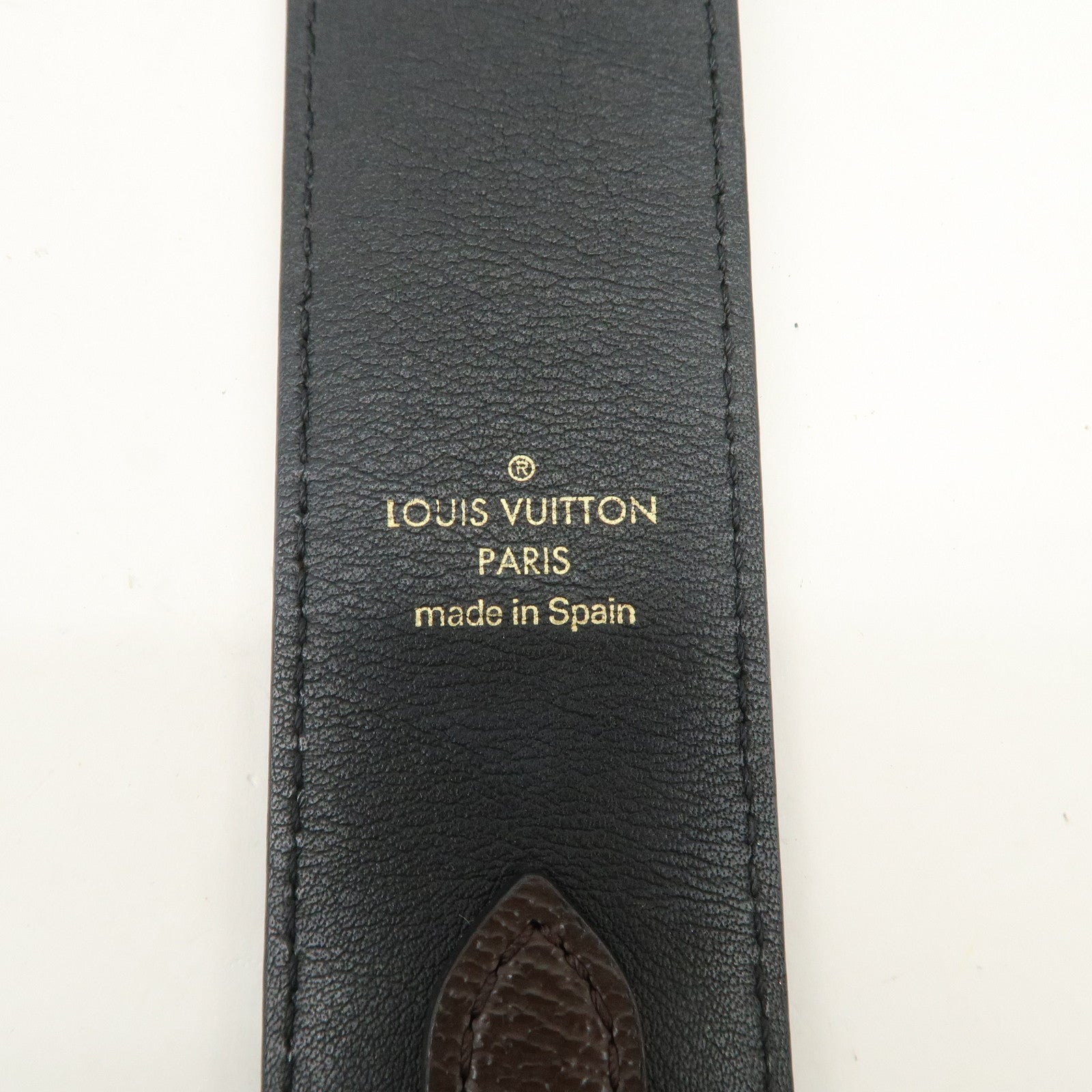 Louis Vuitton Monogram Canvas Shoulder Strap 90cm Noir J02288