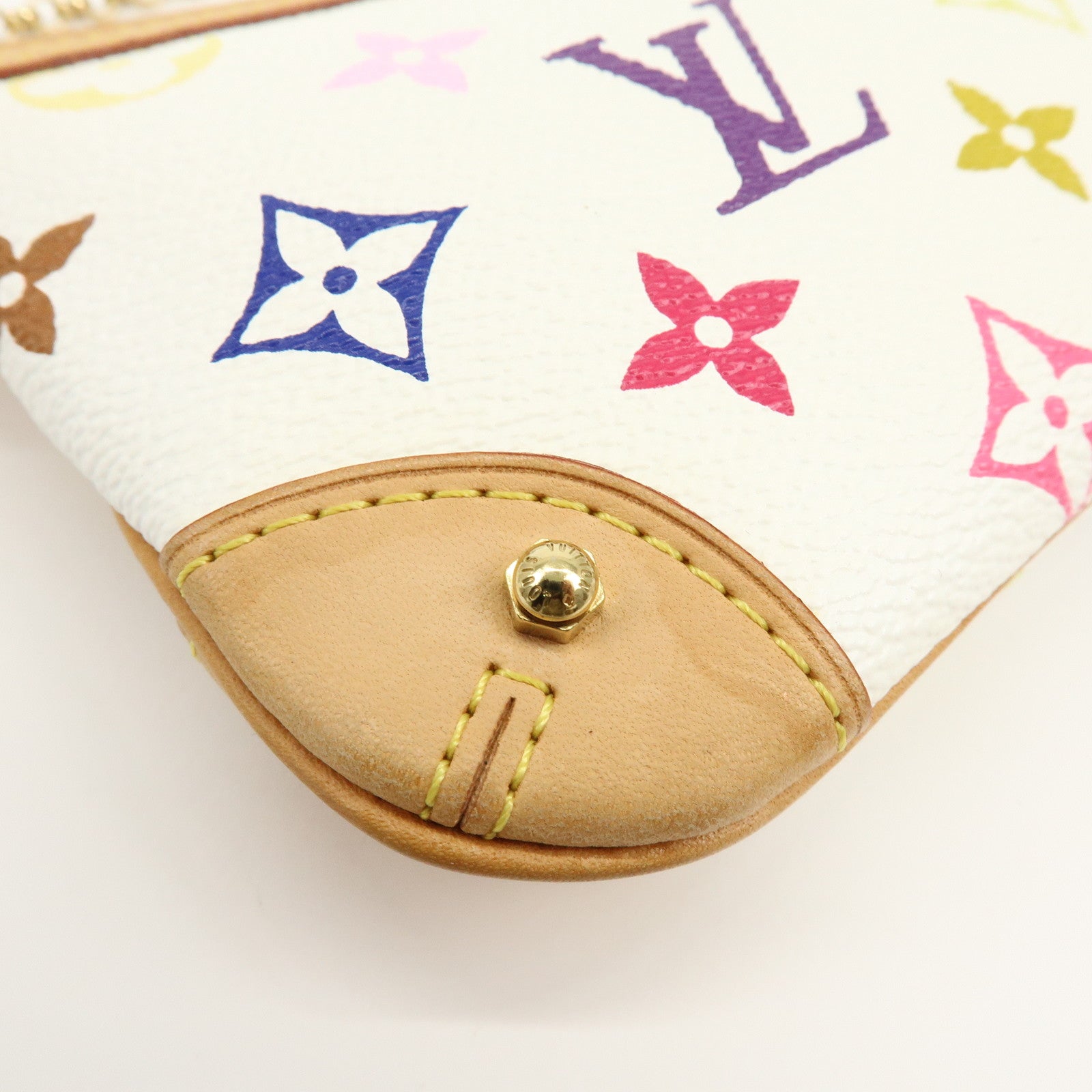 Louis Vuitton Monogram Multicolor Pochette Milla MM Blanc M60096