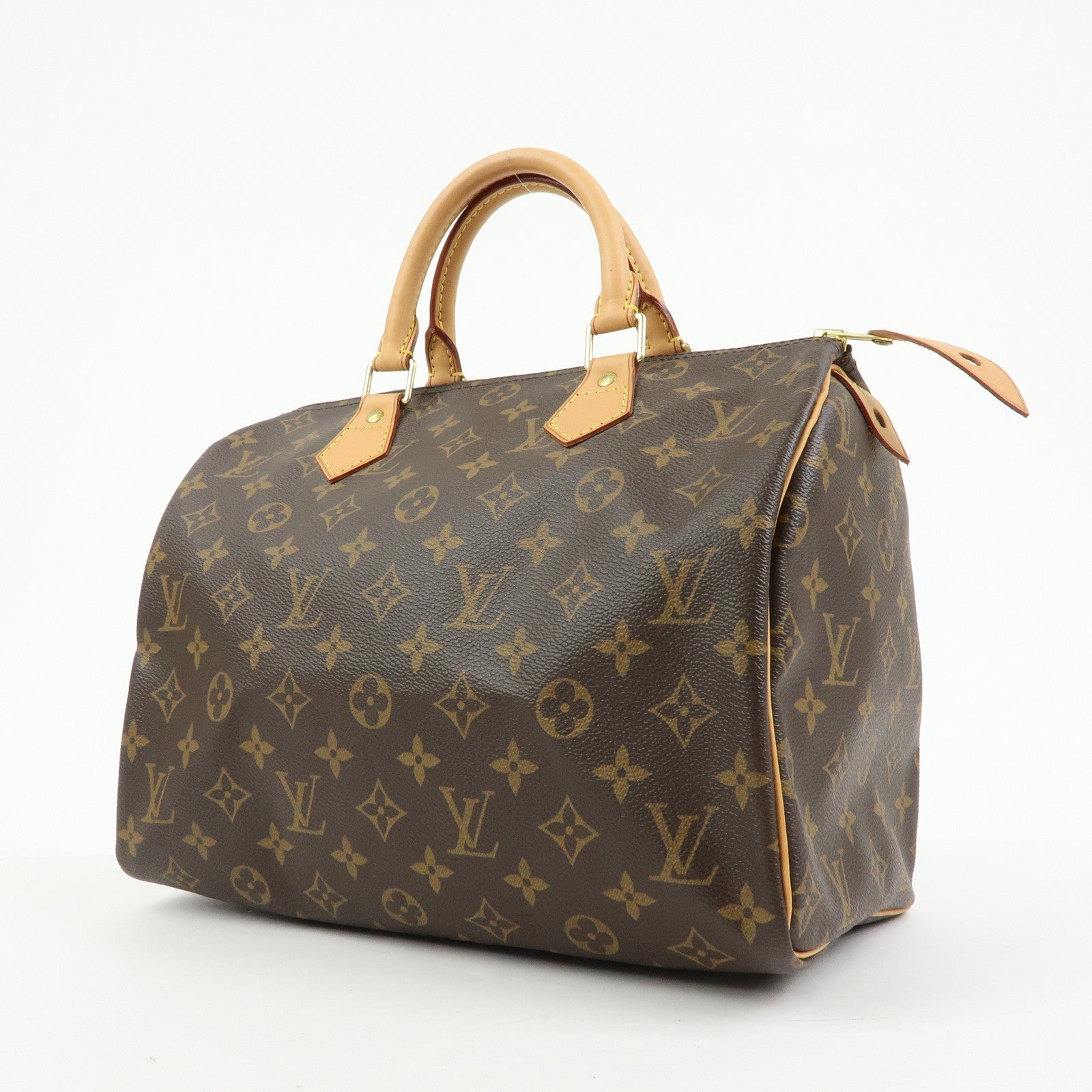Louis Vuitton Monogram Speedy 30 Boston Bag Hand Bag Brown M41526