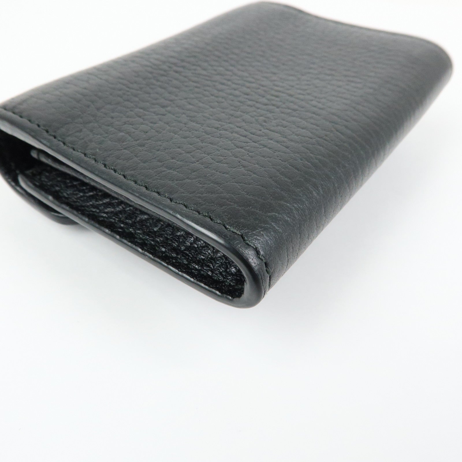 GUCCI Dionysus Leather Compact Wallet Coin Case Black 574930