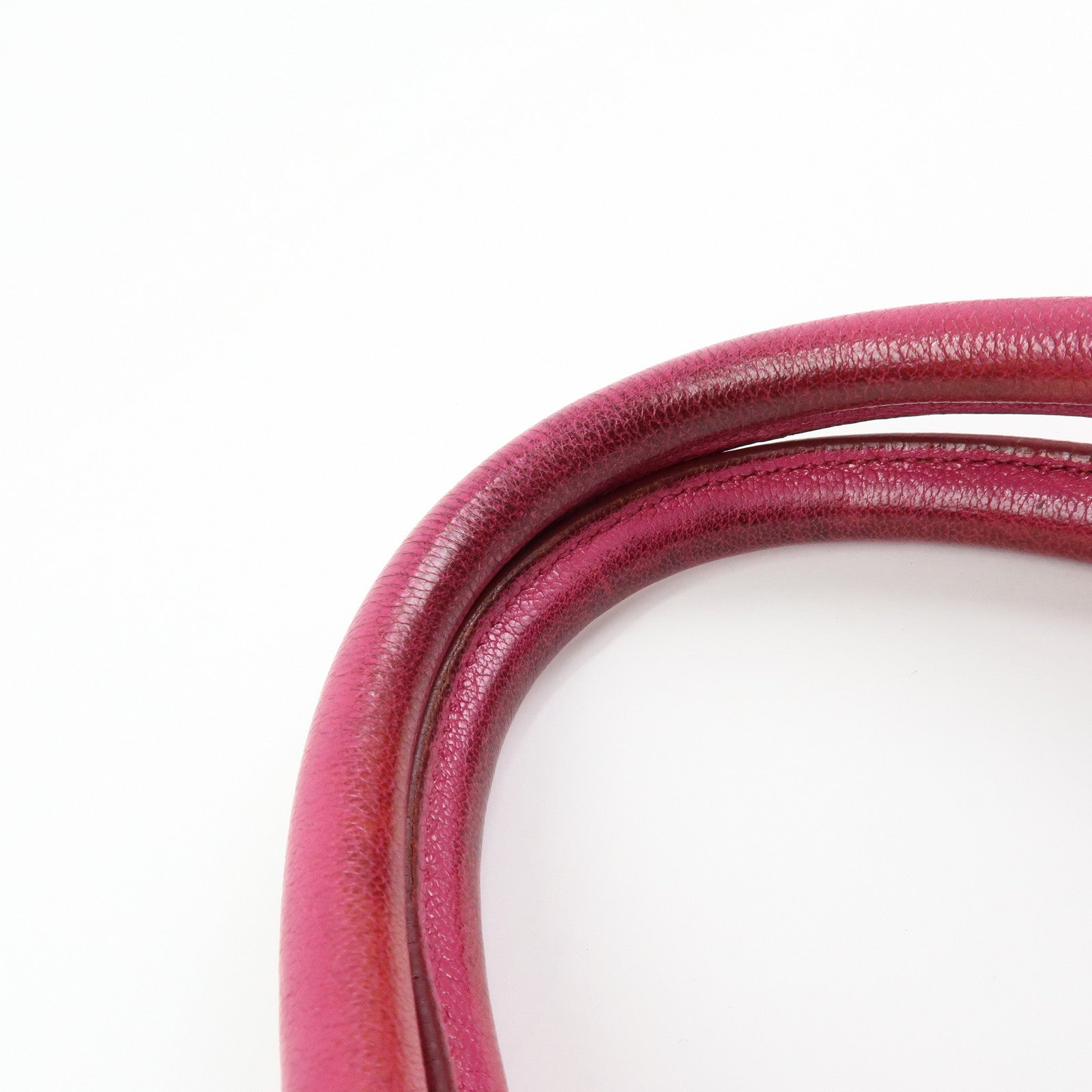 MIU MIU Madras Leather 2Way Bag Hand Bag Shoulder Bag Pink