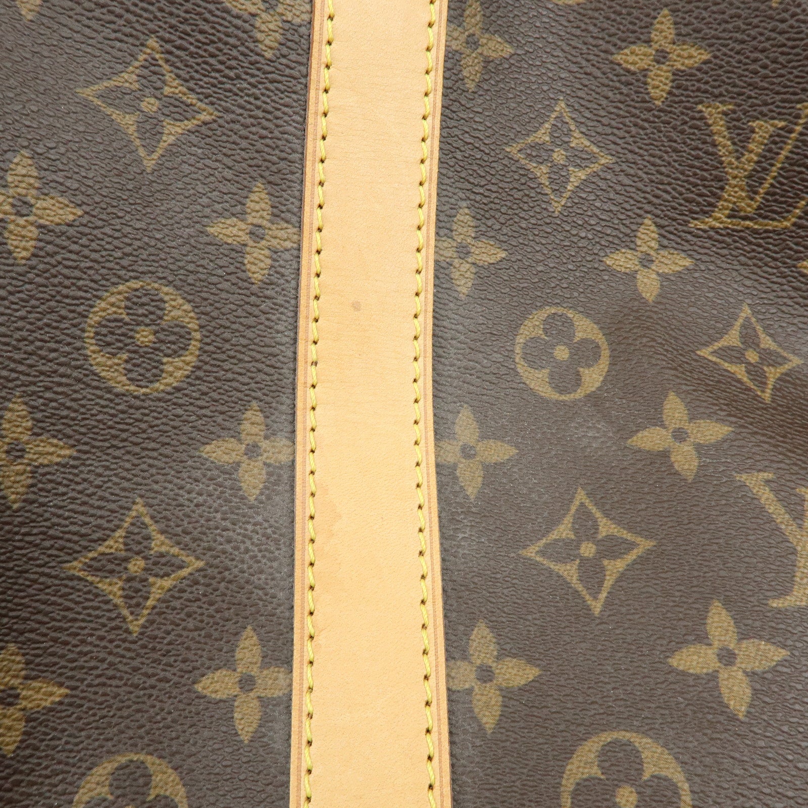 Louis Vuitton Monogram Keep All Bandouliere 55 Boston Bag M41414