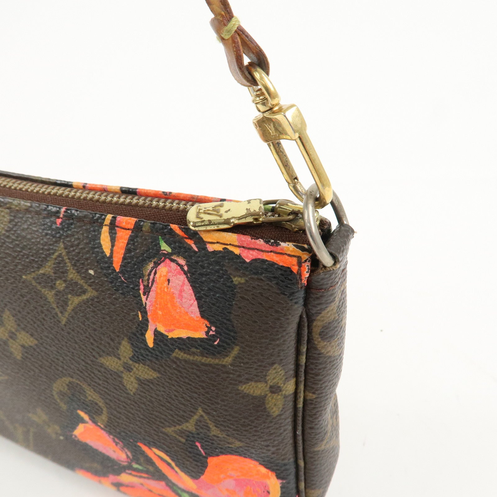 Louis Vuitton Monogram Rose Pochette Accessoires Pouch M48615