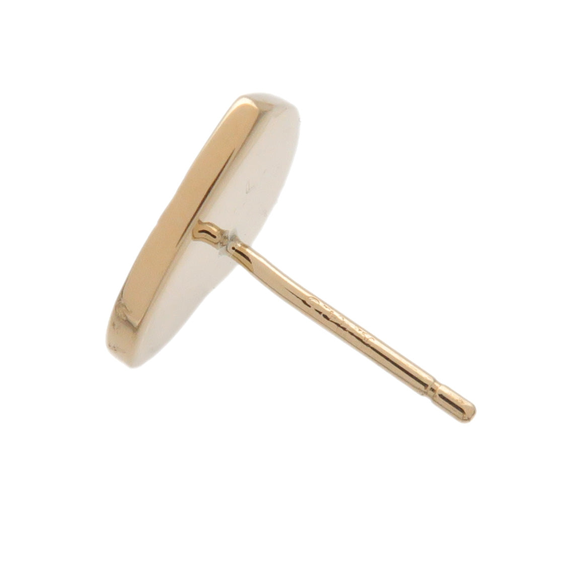 Tiffany & Co Notes Heart Earrings K18 750YG Yellow Gold