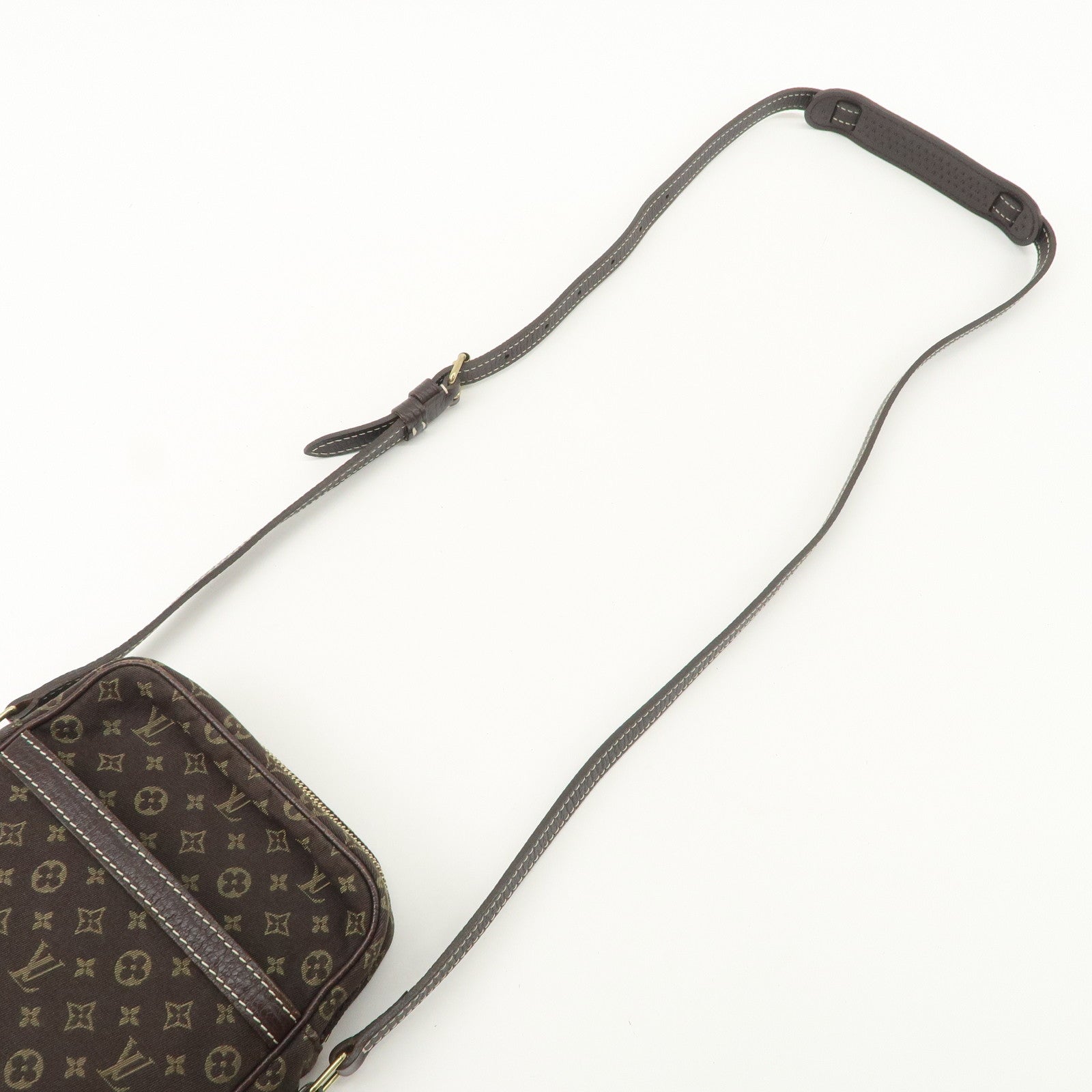 Louis Vuitton Monogram Mini Lin Danube Shoulder Bag Brown M95228