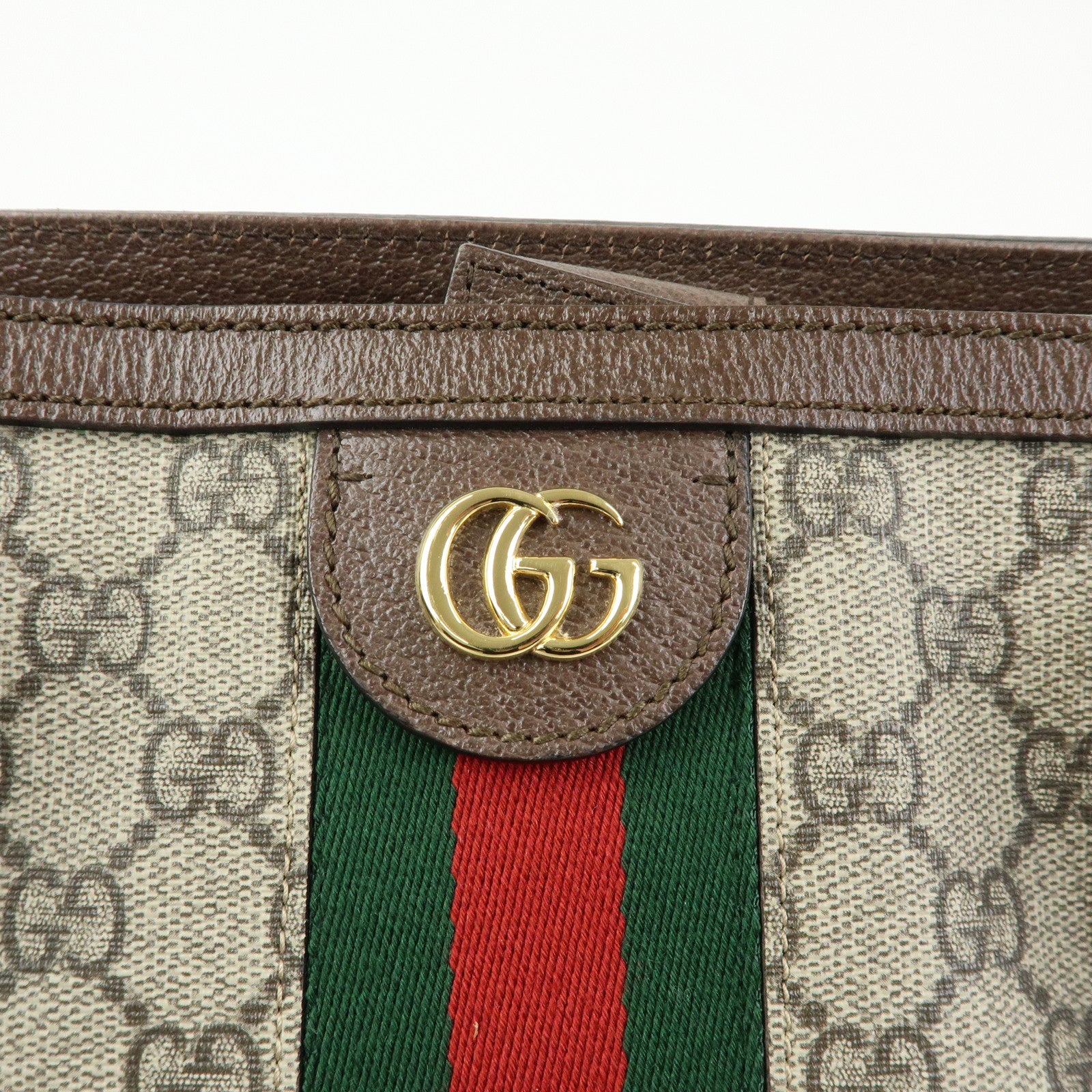 GUCCI Ophidia Sherry GG Supreme Leather Medium Tote Bag 631685