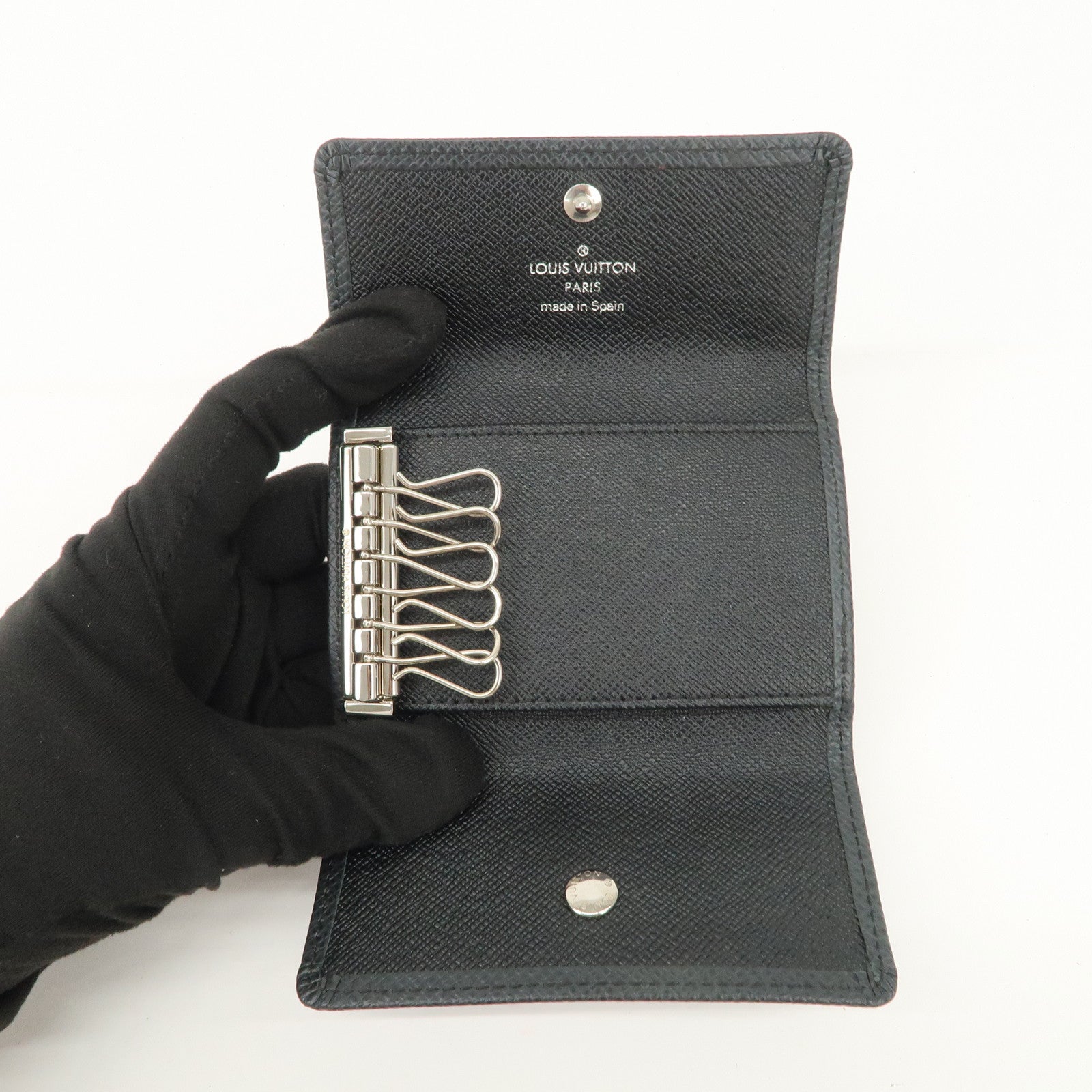 Louis Vuitton Taiga Multicles 6 Key Case Holder Ardoise M30532