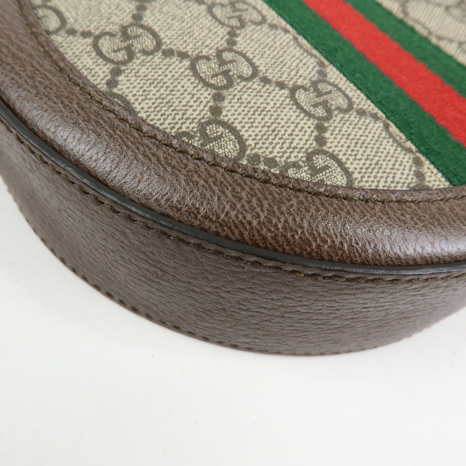 GUCCI Ophidia Sherry GG Superme Leather Shoulder Bag Beige 550618