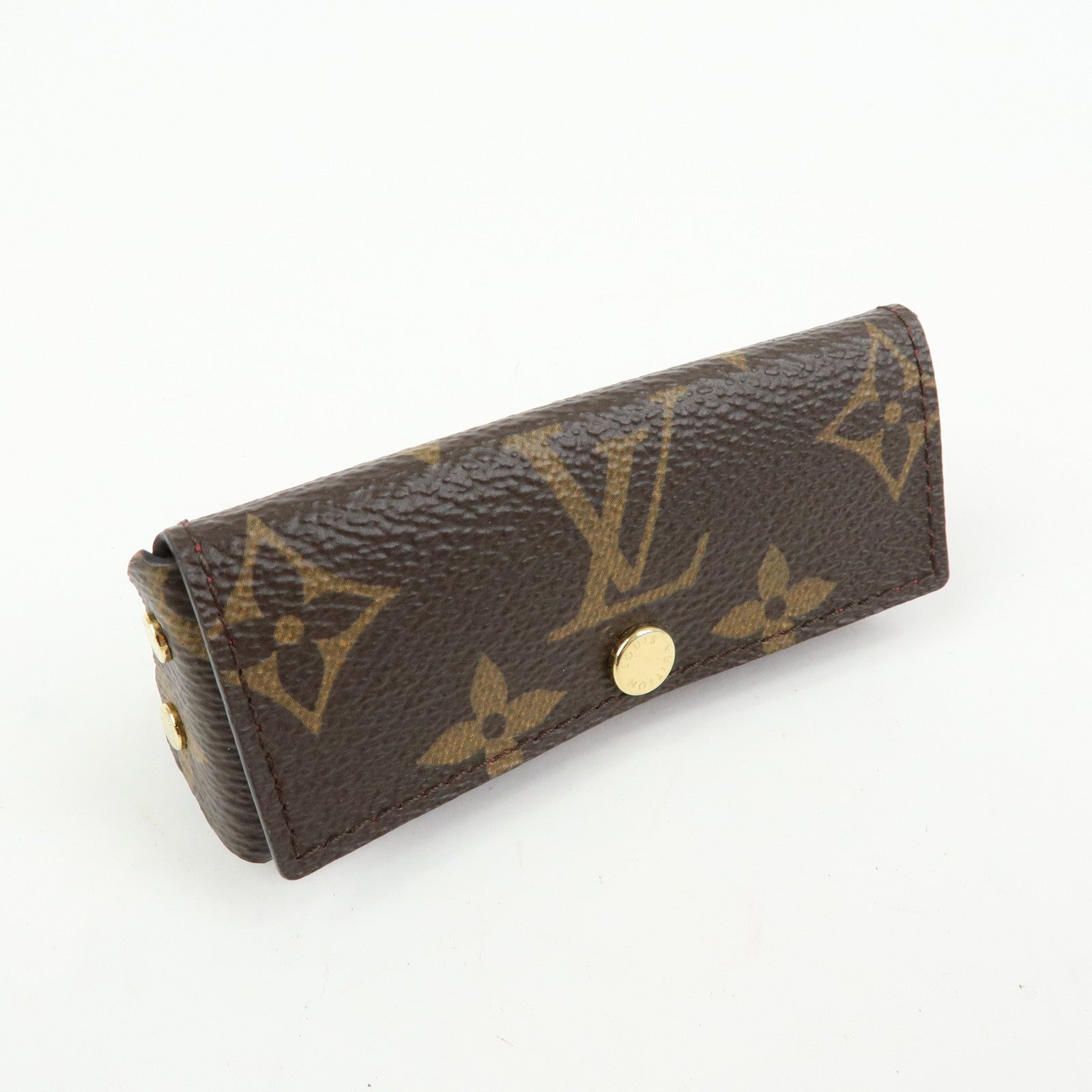 Louis Vuitton Monogram Pochette Rivette Lip Case Fushia M61473
