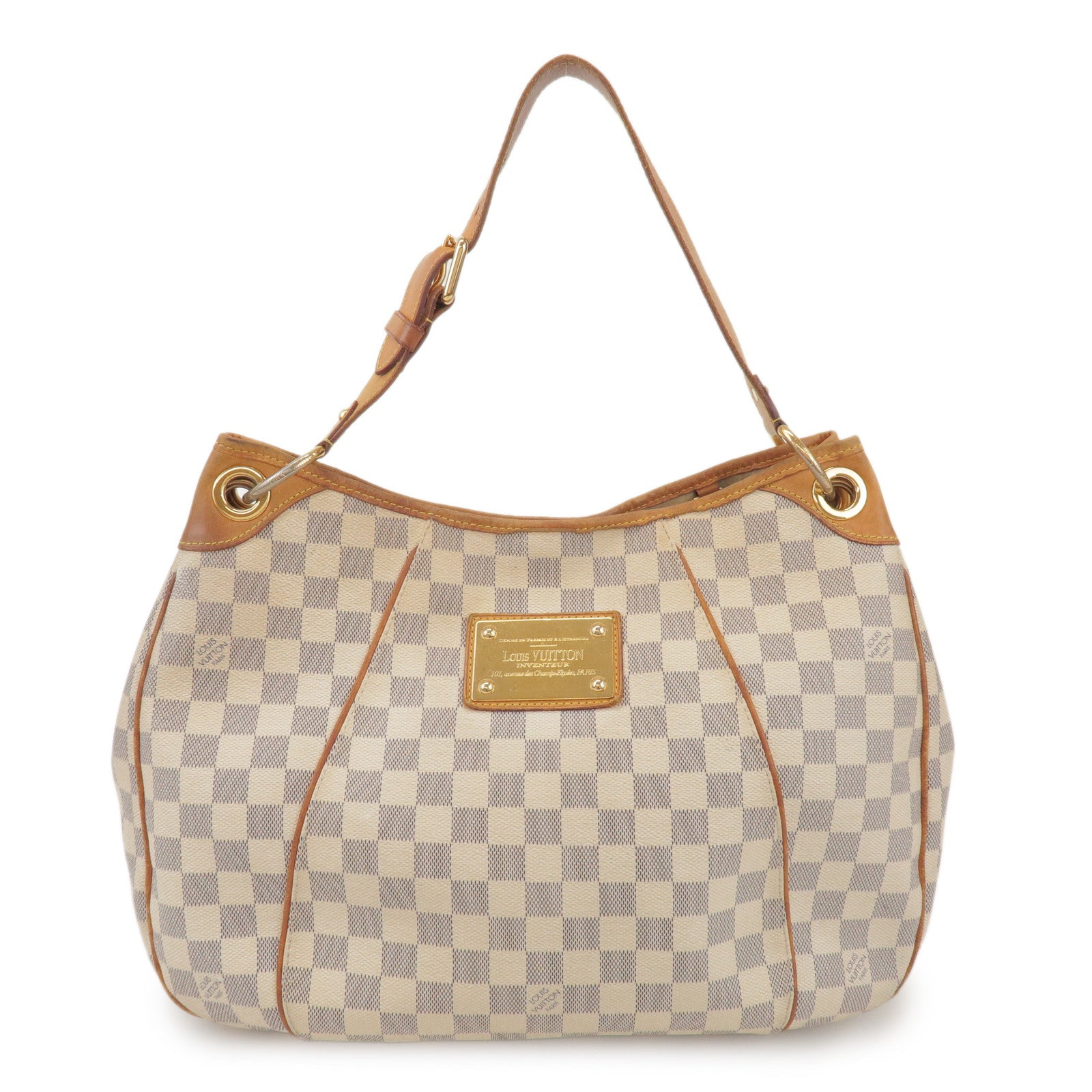 Louis Vuitton Damier Azur Canvas Galliera PM Shoulder Bag N55215