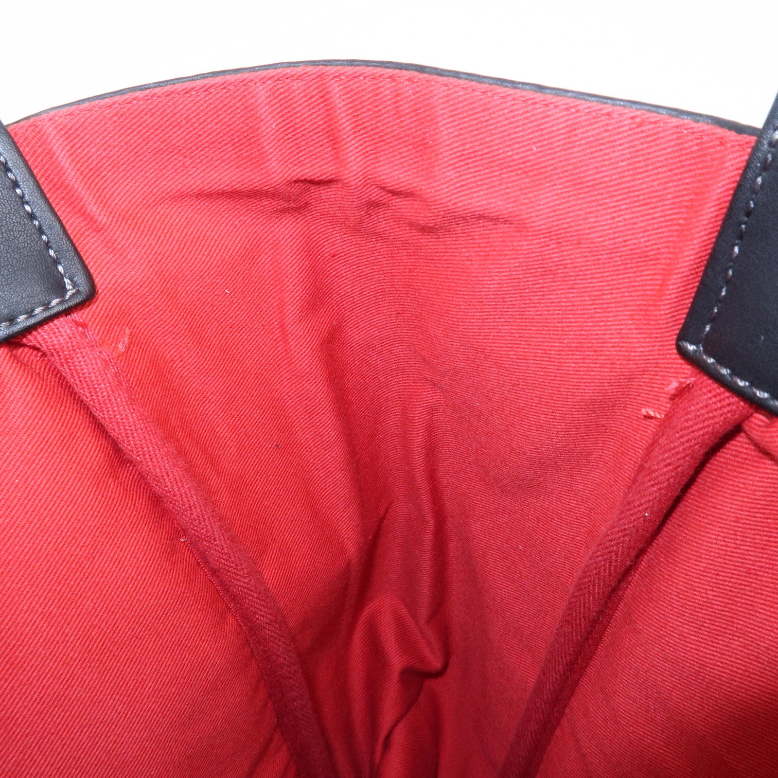 Chloe Eden Logo Leather Shoulder Bag Tote Bag Black