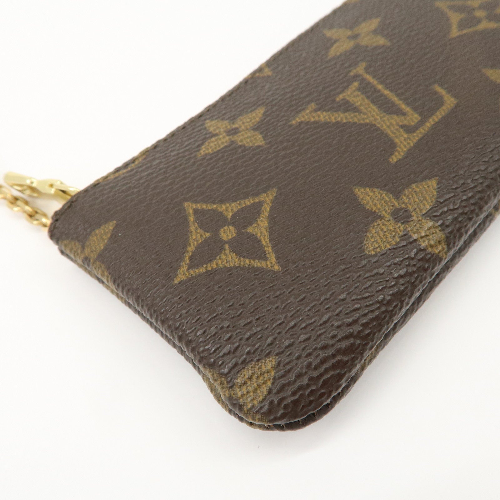 Louis Vuitton Monogram Pochette Cles Coin Case Key Case M62650