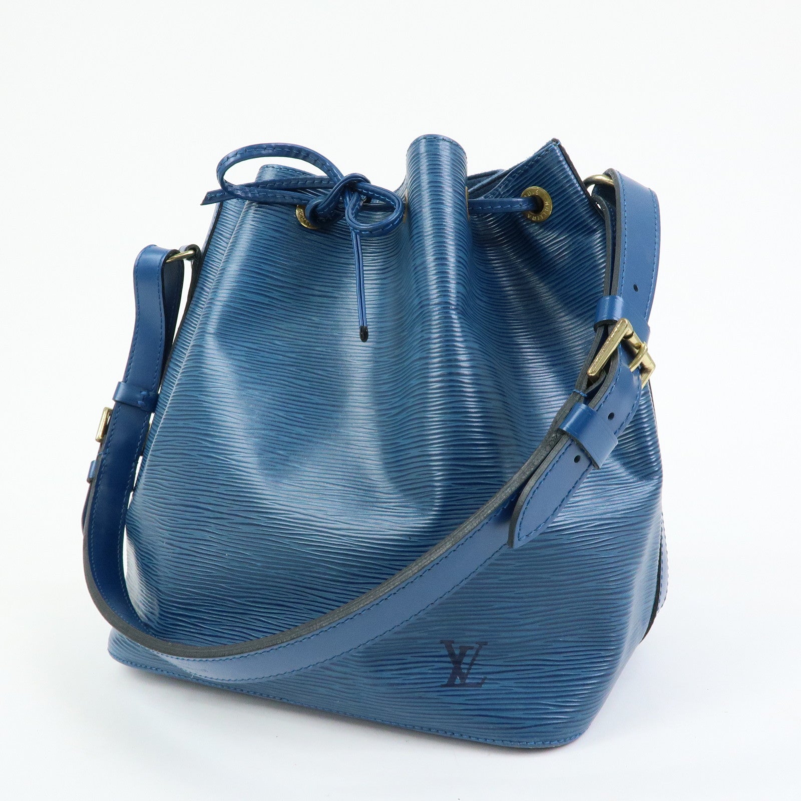 Louis Vuitton Epi Leather Petit Noe Shoulder Bag Toledo Blue M44105