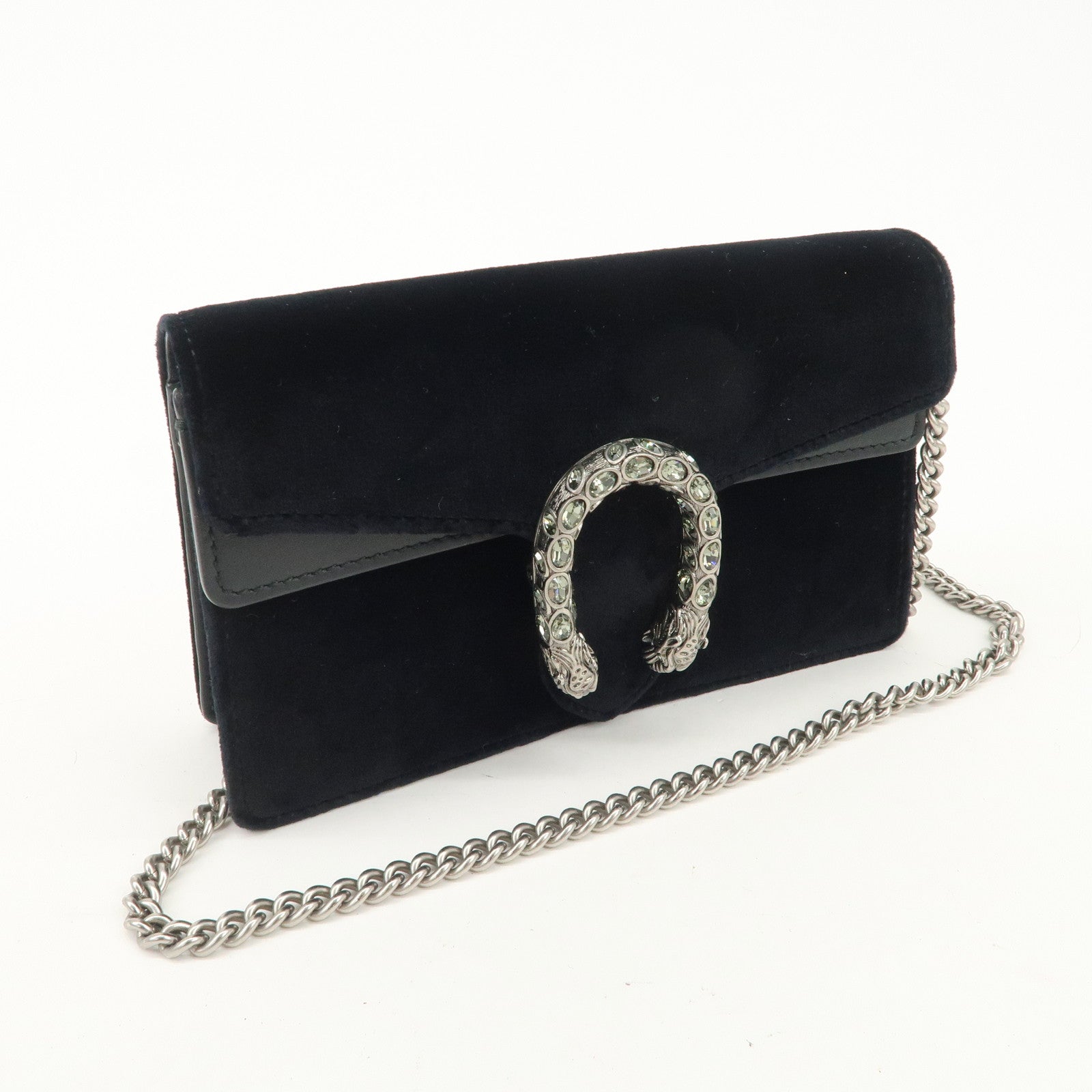 GUCCI Dionysus Super Mini Bag Velvet Chain Shoulder Bag 476432