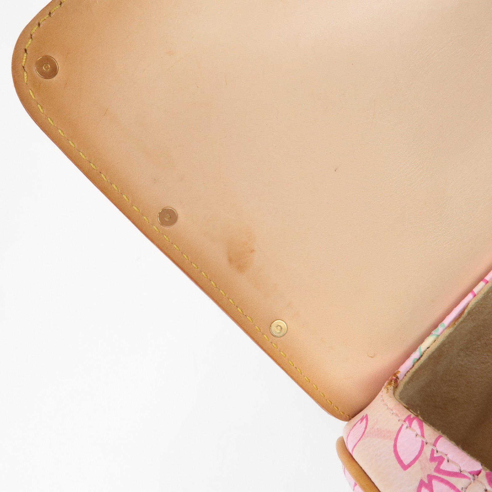 Louis Vuitton Monogram Cherry Blossom Papillon Hand Bag Rose M92010 Used