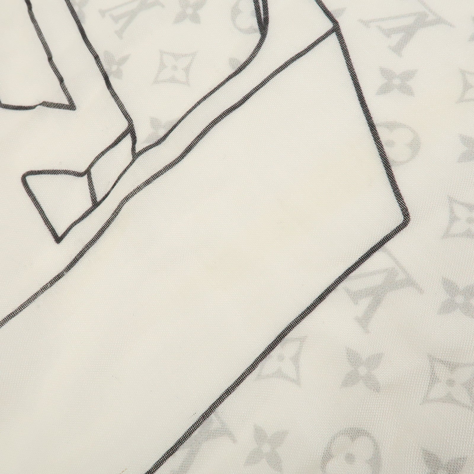 Louis Vuitton Etolloe LV Rainbow Cashmere Silk Scarf White MP2316