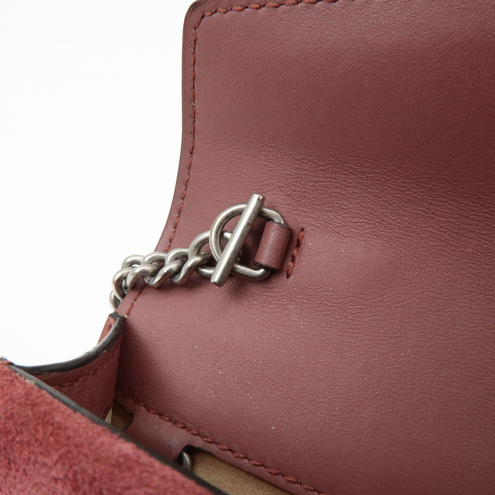 GUCCI Dionysus GG Supreme Suede Super Mini Chain Shoulder Bag