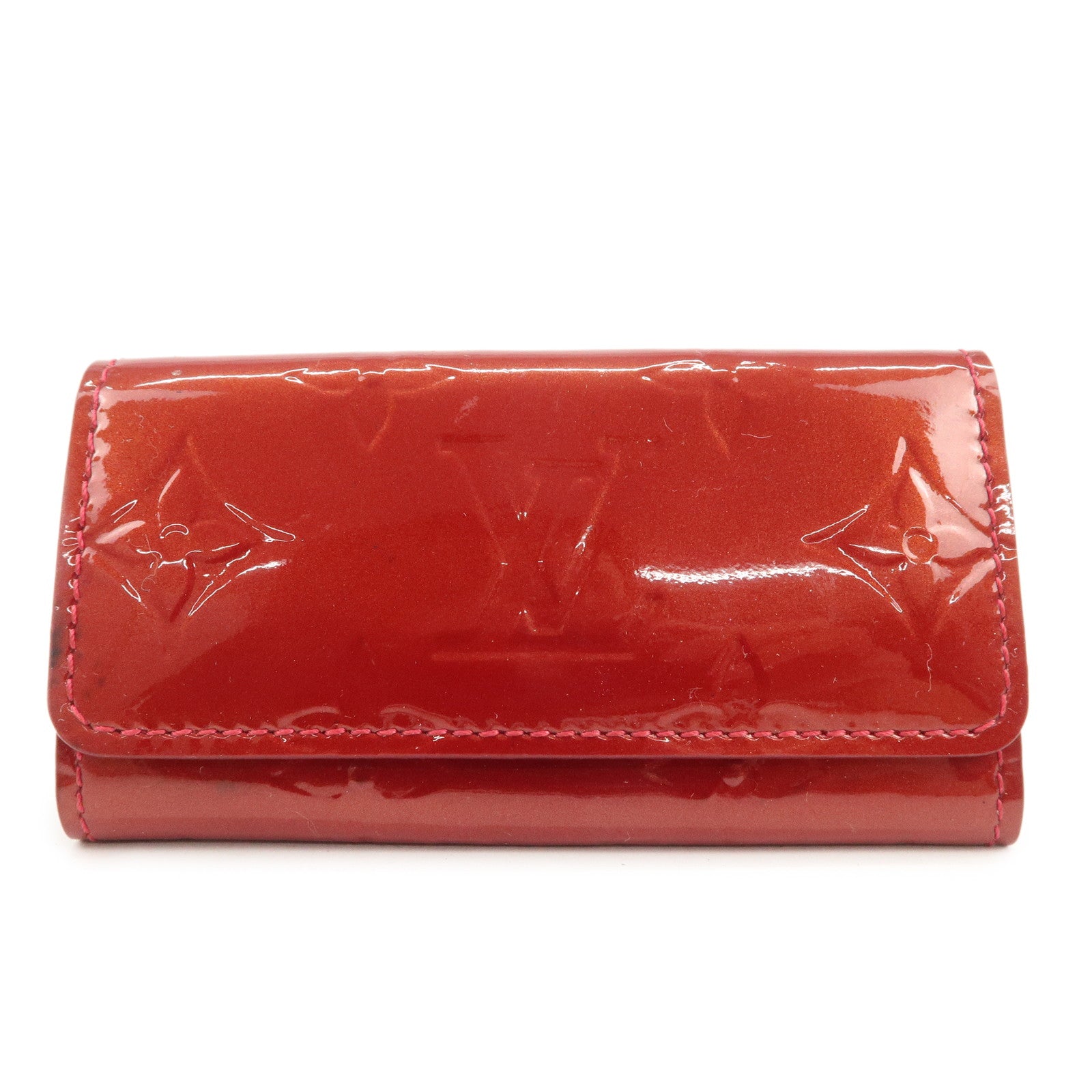Louis Vuitton Monogram Vernis Multicles 4 Key Case Cerise M90204