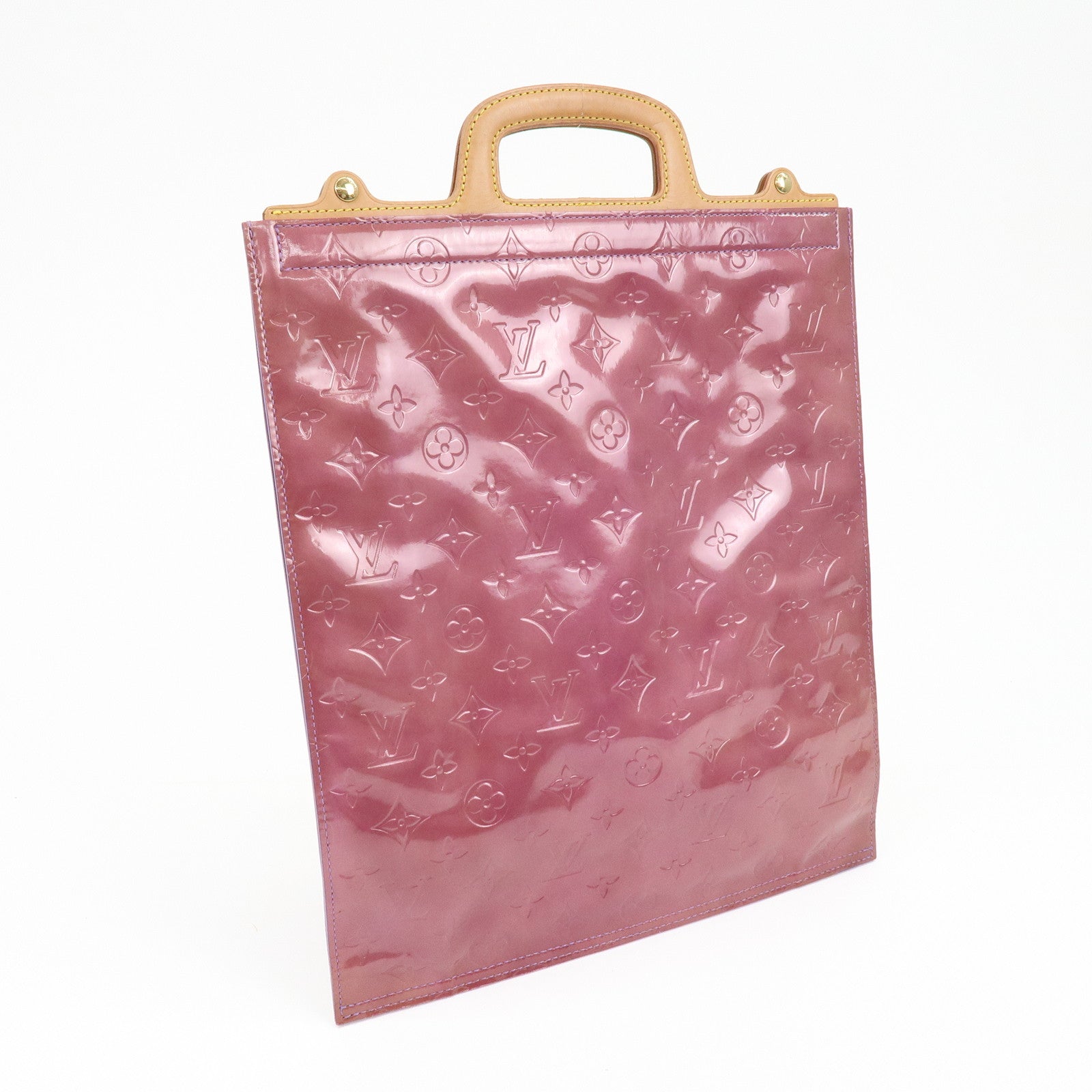 Louis Vuitton Monogram Vernis Stanton Tote Bag Violet M91079