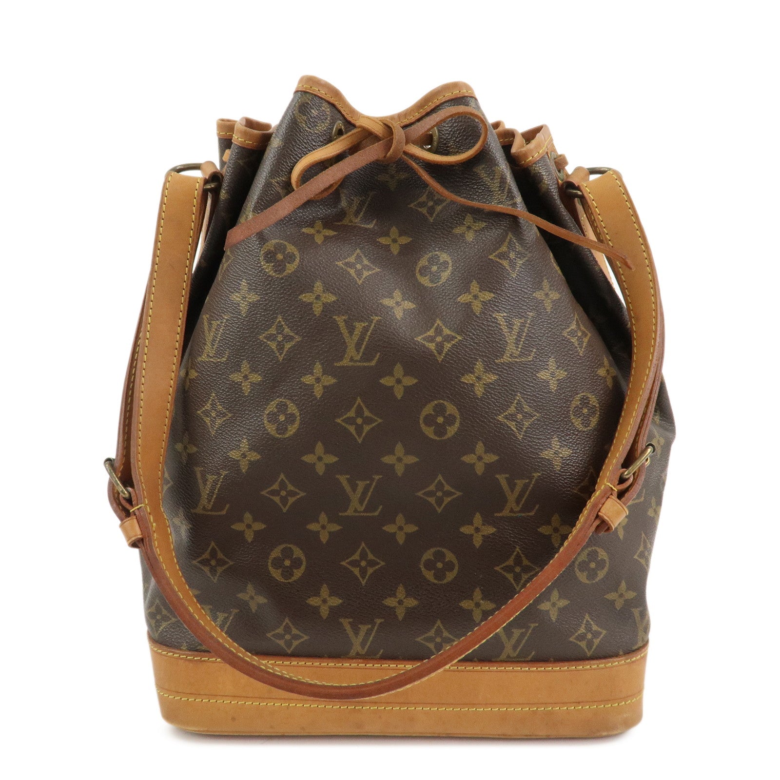 Louis Vuitton Monogram Noe Shoulder Bag Hand Bag Brown M42224