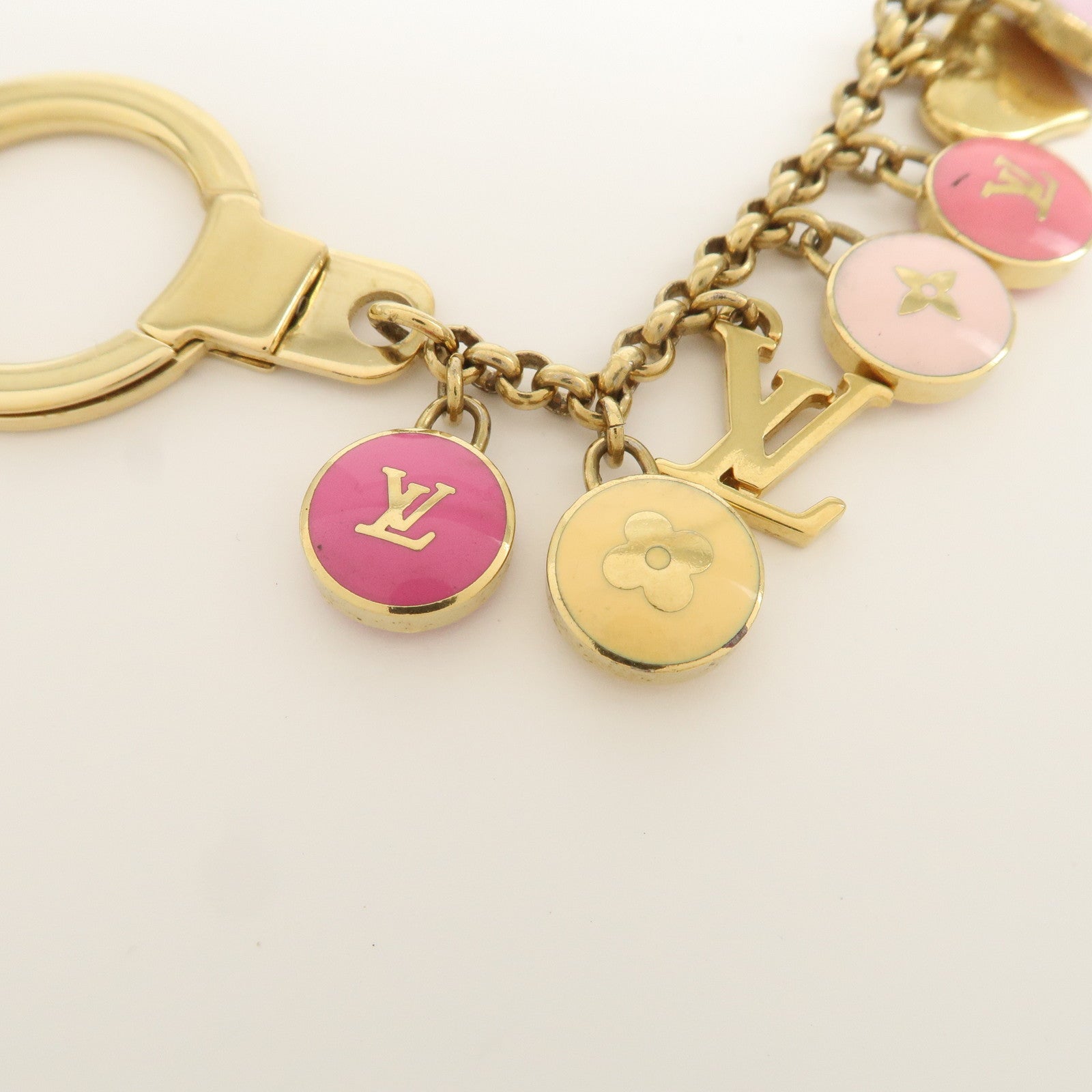 Louis Vuitton Porte Cles Chaine Pastilles Metal Key Chain M66172