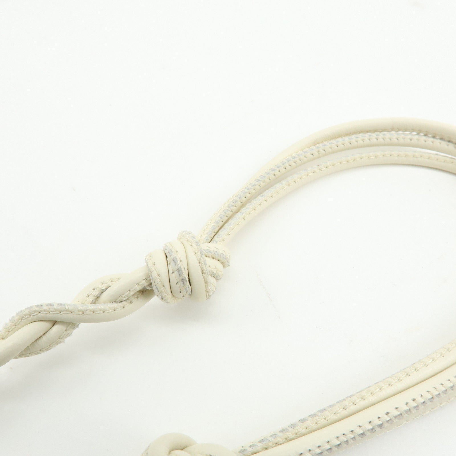 JIL SANDER Leather Shoulder Bag Crossbody Bag Ivory