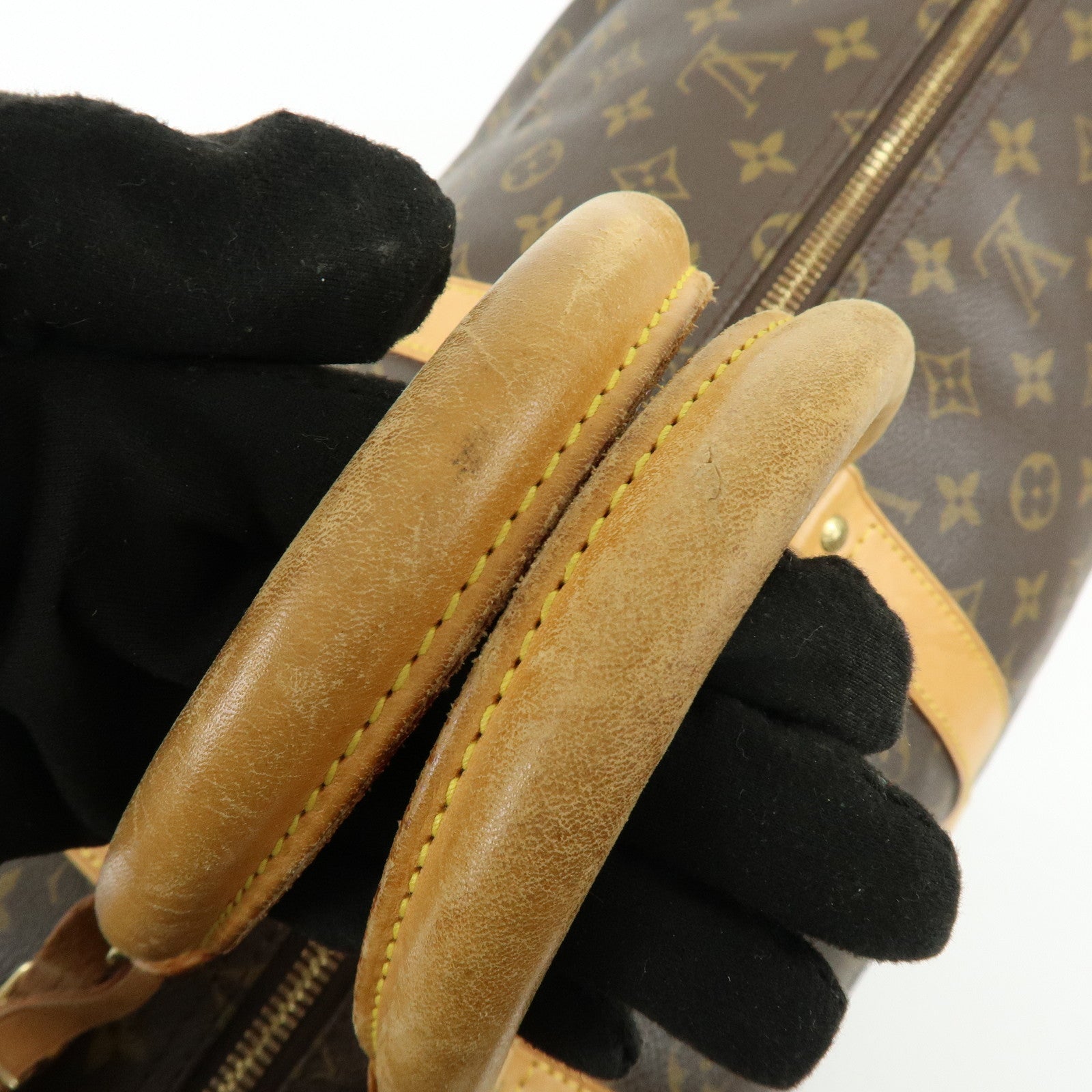 Louis Vuitton Monogram Keep All Bandouliere 50 Boston Bag M41416