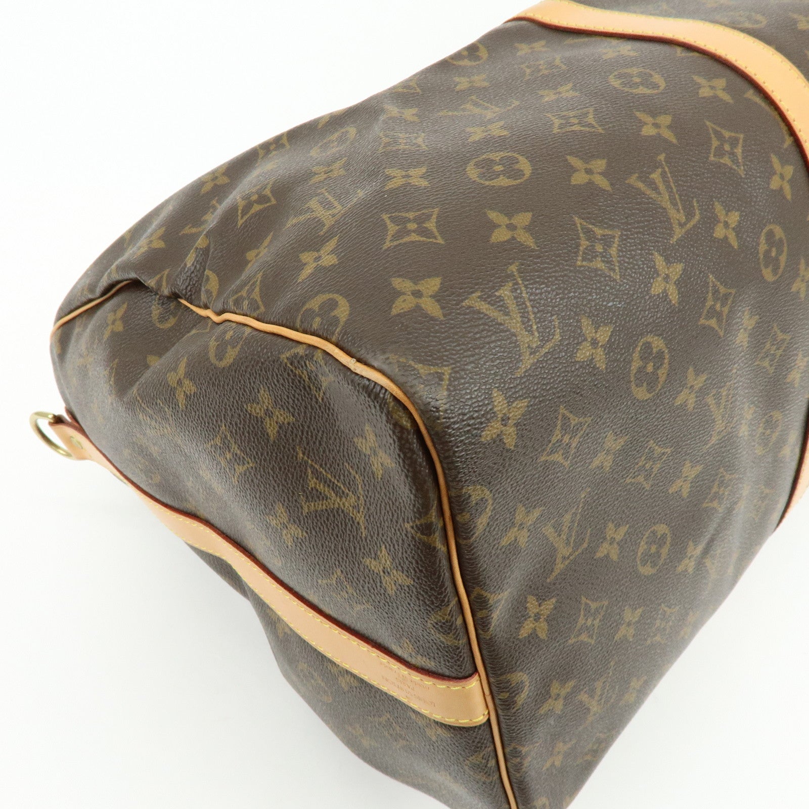Louis Vuitton Monogram Keep All Bandouliere 55 Boston Bag M41414