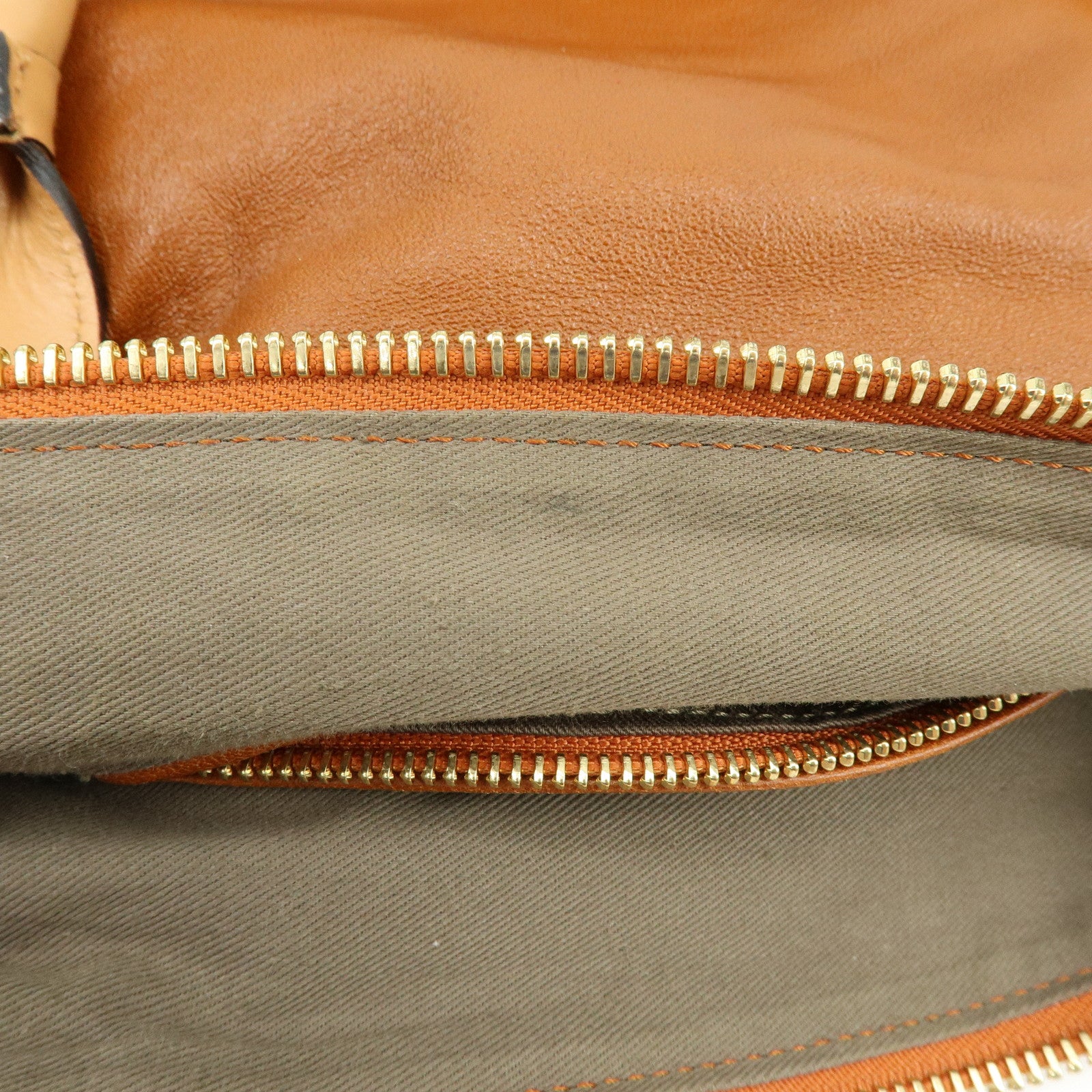 Chloe Marcie Leather 2Way Bag Shoulder Bag Hand Bag Brown