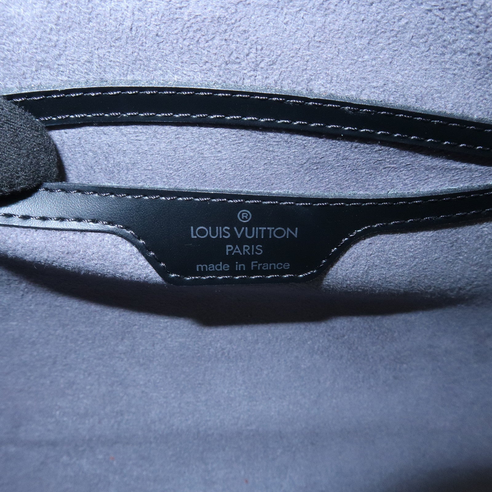 Louis Vuitton Epi Soufflot Hand Bag Shoulder Bag Noir M52862