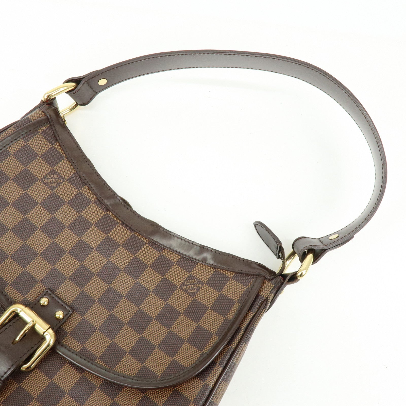 Louis Vuitton Damier Highbury Canvas Shoulder Bag Brown N51200
