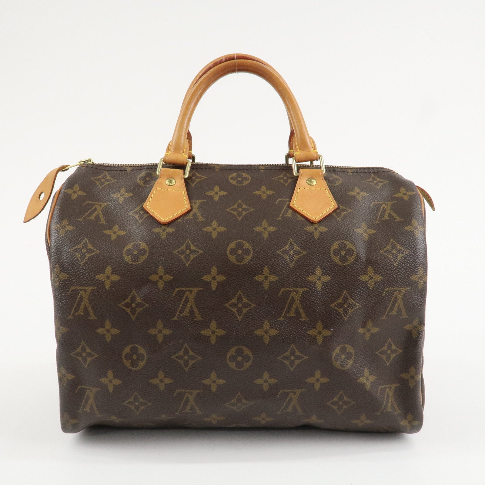 Louis Vuitton Monogram Speedy 30 Hand Bag Boston Bag M41526 Used