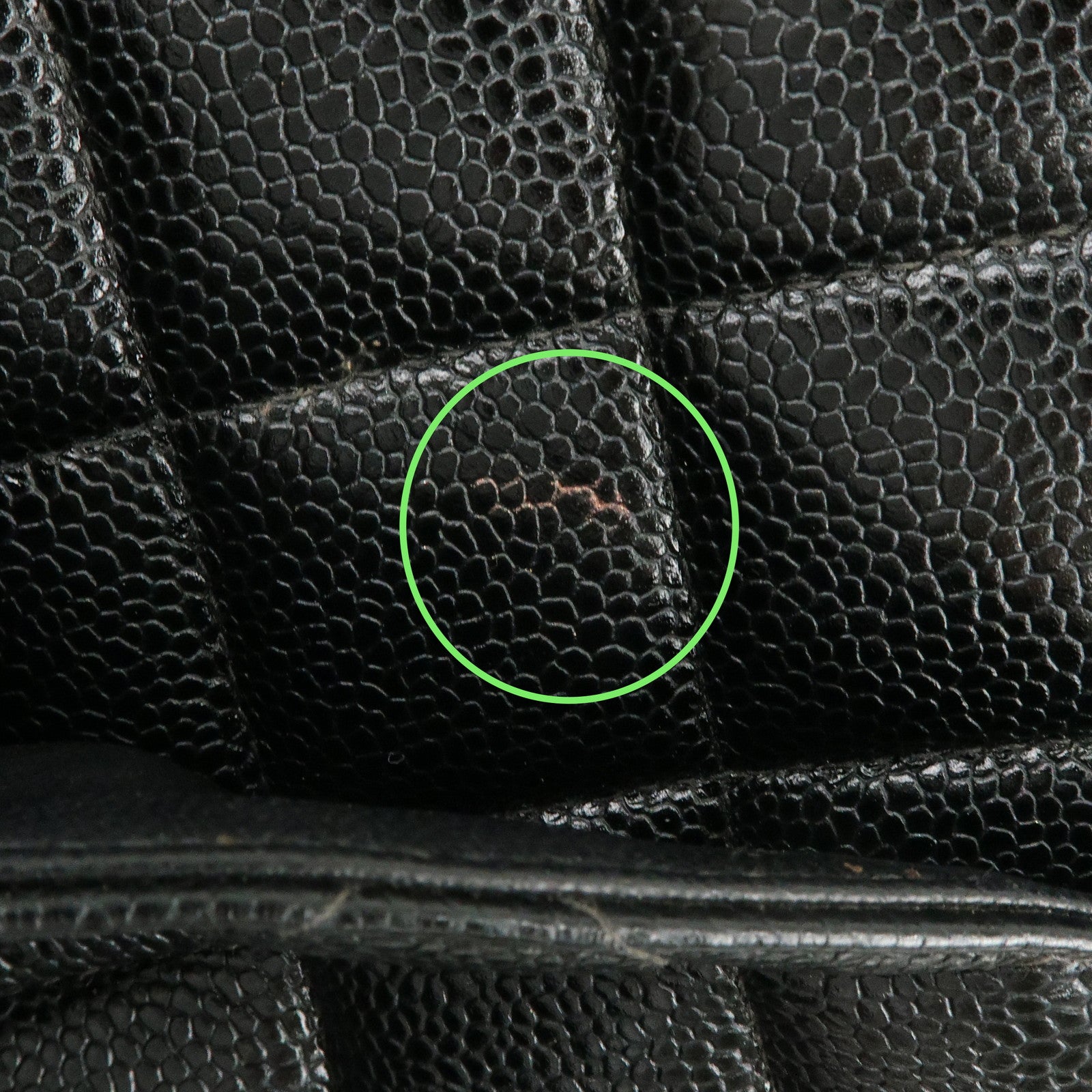 CHANEL Matelasse Caviarskin Medallion Tote Bag Hand Bag A01804