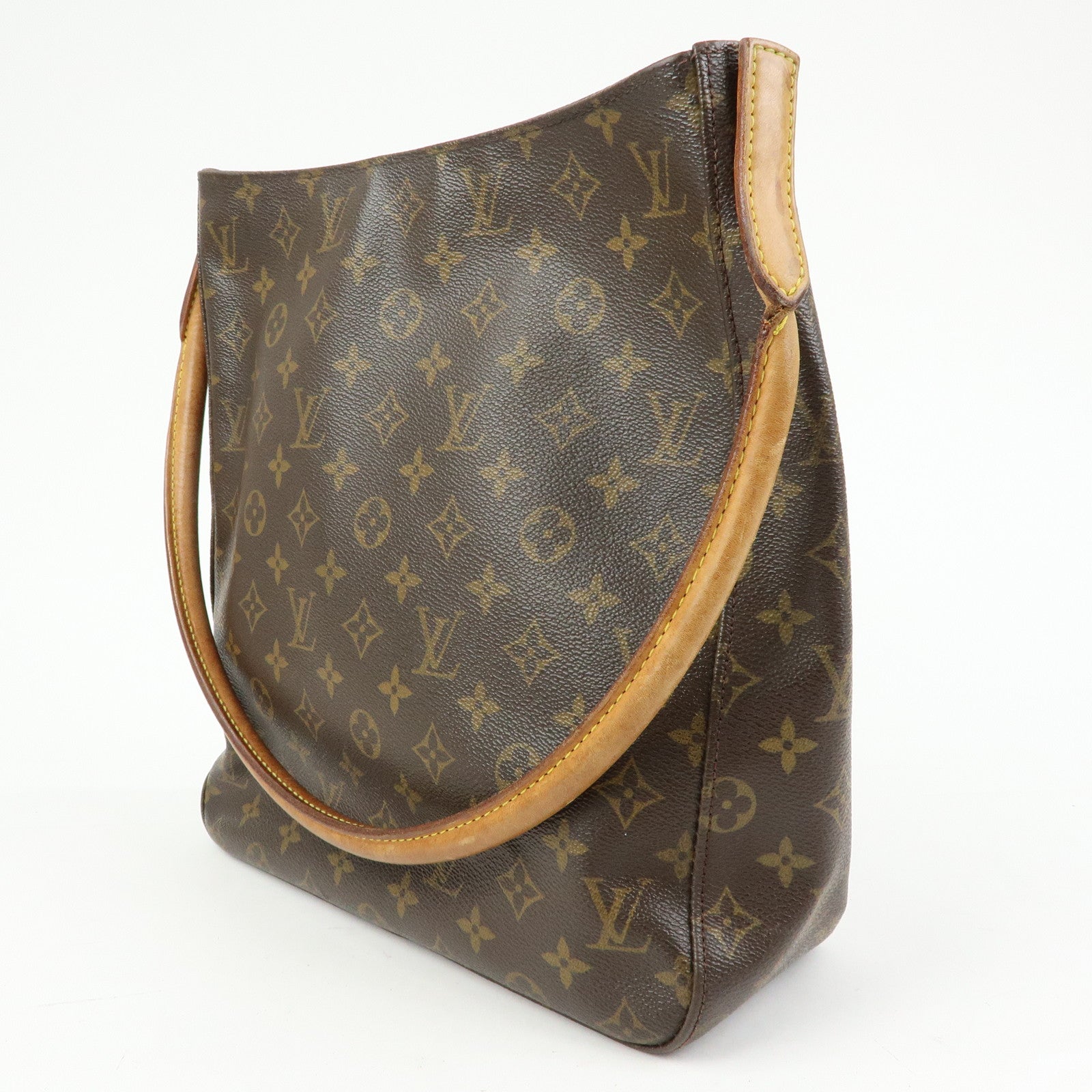 Louis Vuitton Monogram Looping GM Shoulder Bag Brown M51145