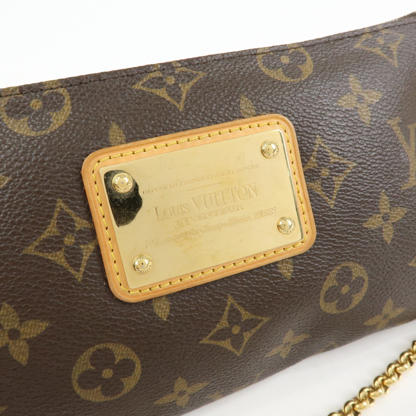Louis Vuitton Monogram Sophie 2Way Chain Shoulder Bag Brown M40158