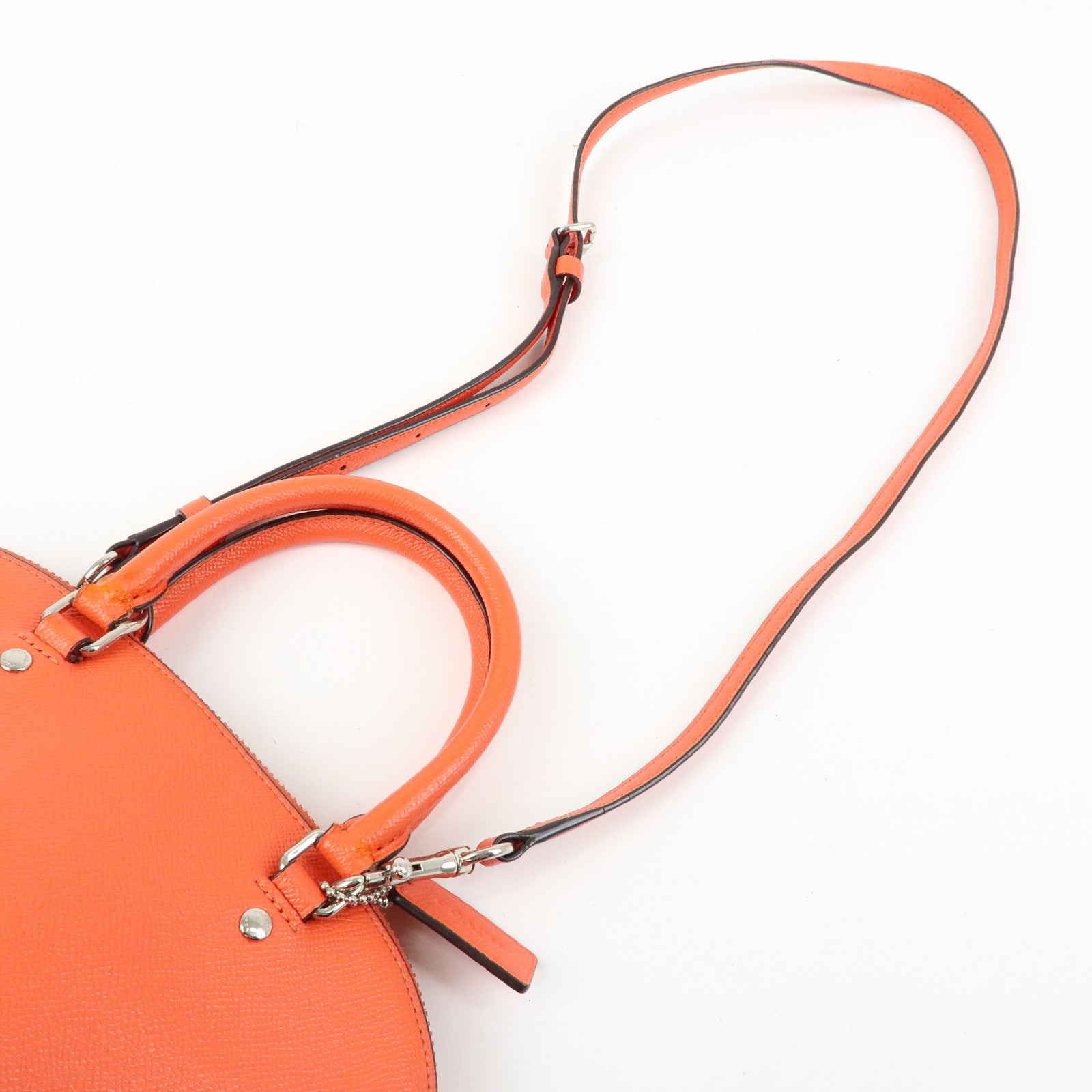 COACH Set of 3 Canvas Leather Shoulder Bag Hand Bag 2Way Bag