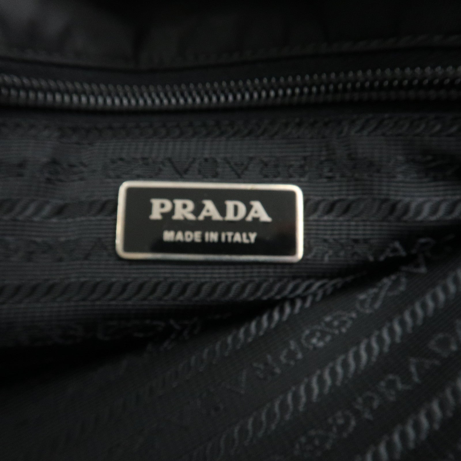 PRADA - Nylon   Saffiano Leather Black 2DV166