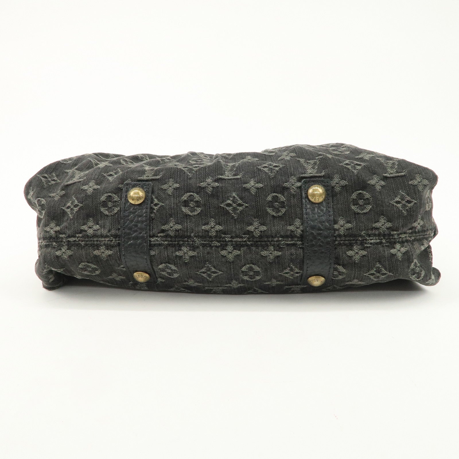 Louis Vuitton Monogram Denim Neo Cabby MM 2Way Bag Noir M95351