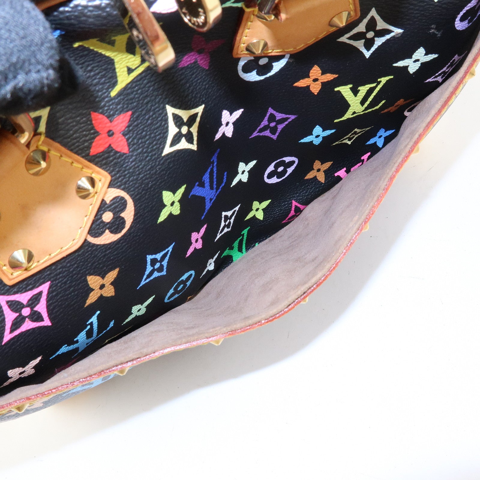 Louis Vuitton Monogram Trouville Multicolor Hand Bag Noir M92662