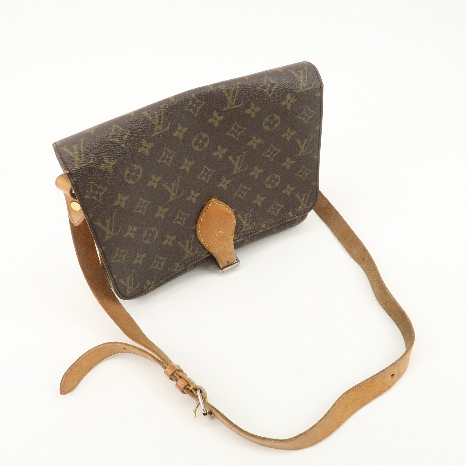 Louis Vuitton Monogram Cartouchiere 26 Shoulder Bag M51252