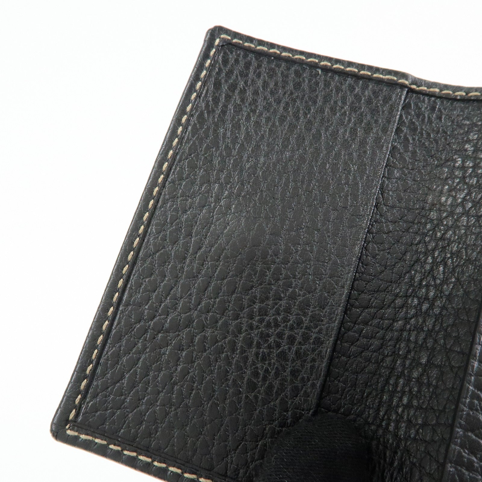 GUCCI Sherry Leather 6 Ring Key Case Key Holder Black 181673