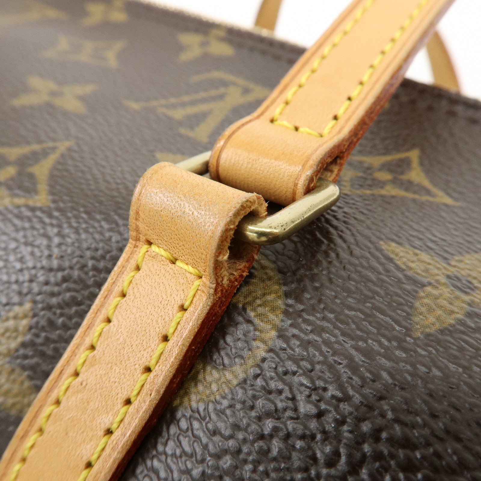 Louis Vuitton Monogram Papillon 30 Hand Bag Brown M51385