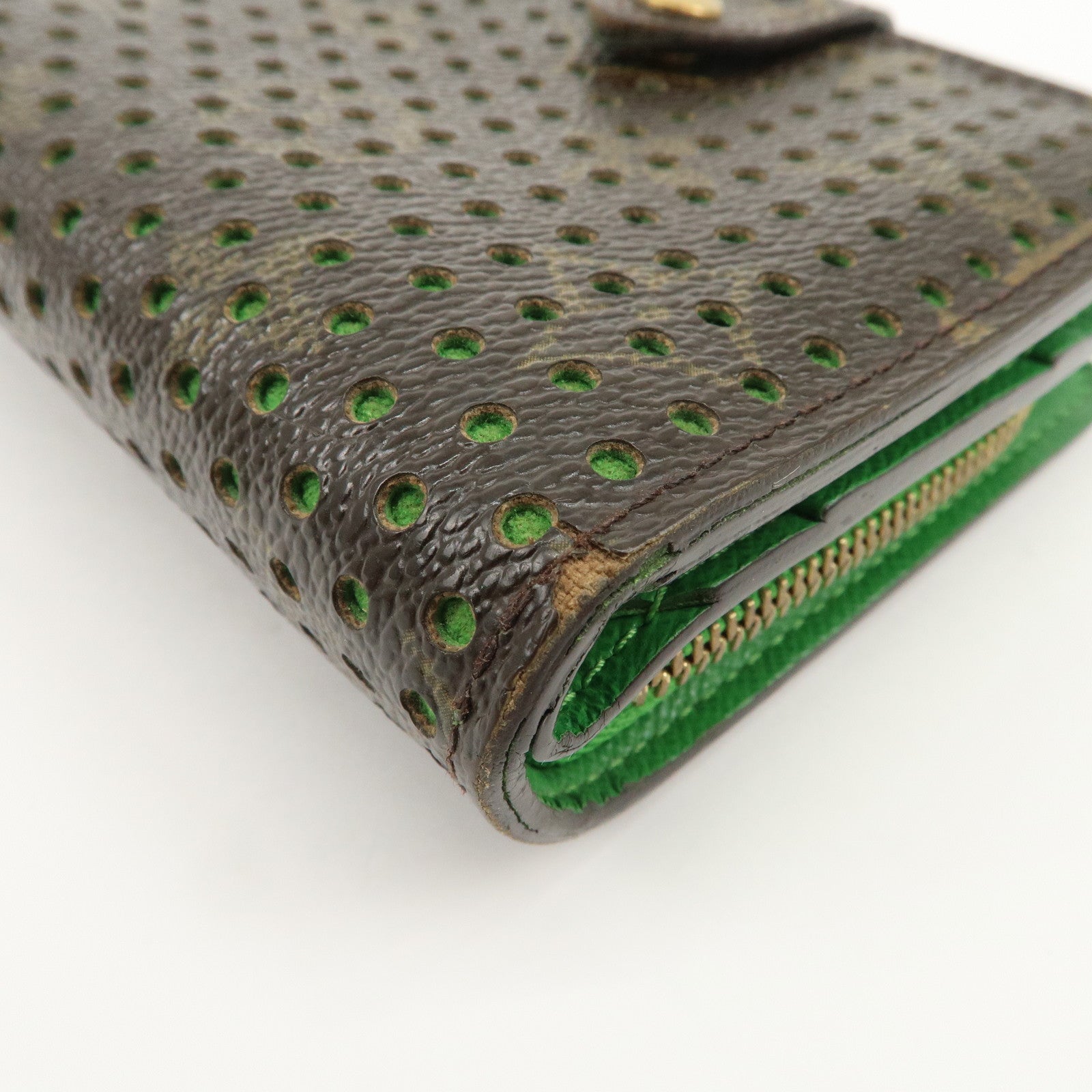 Louis Vuitton Monogram Perfore Compact Zip Bi-fold Wallet M95218