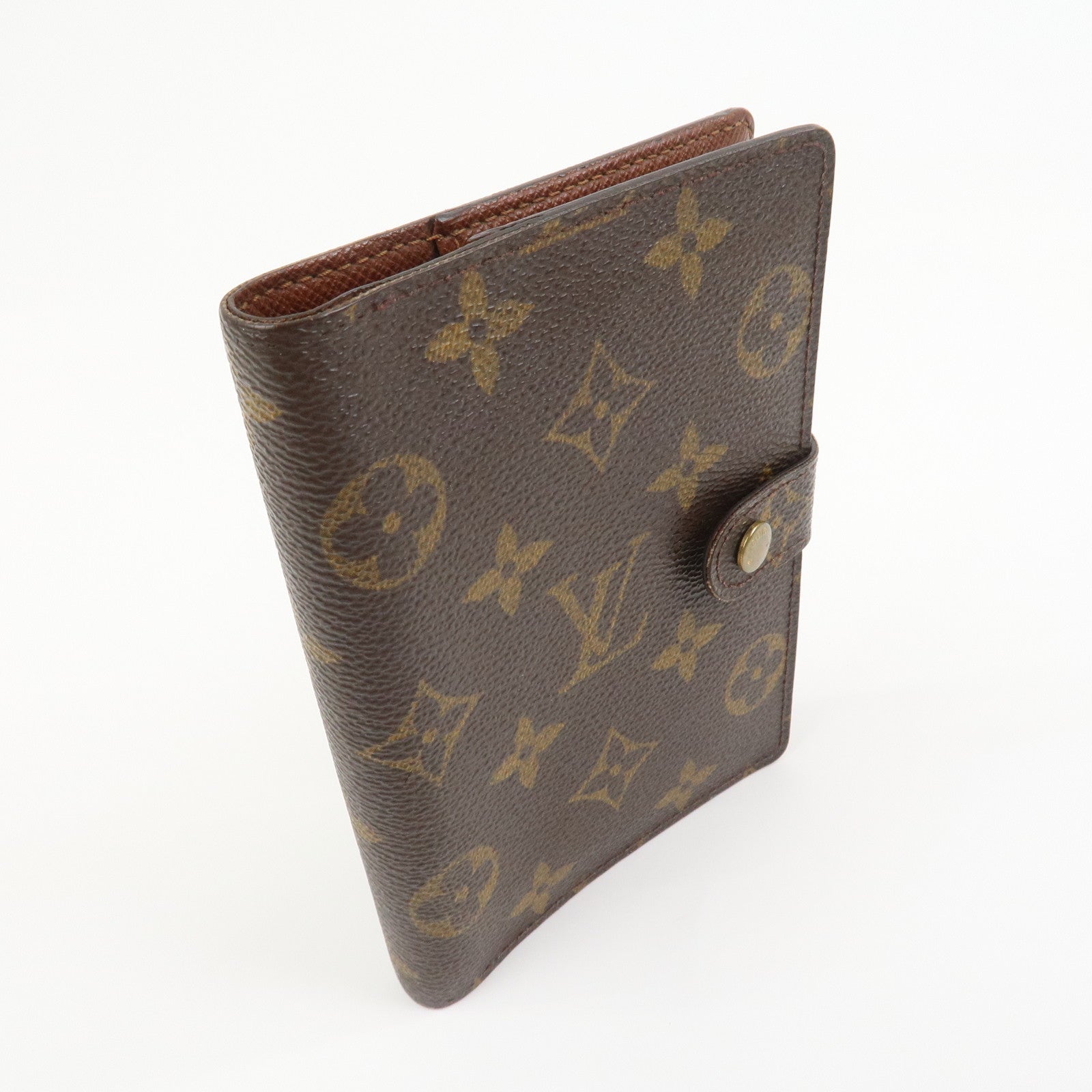 Louis Vuitton Monogram Agenda PM Planner Cover Brown R20005