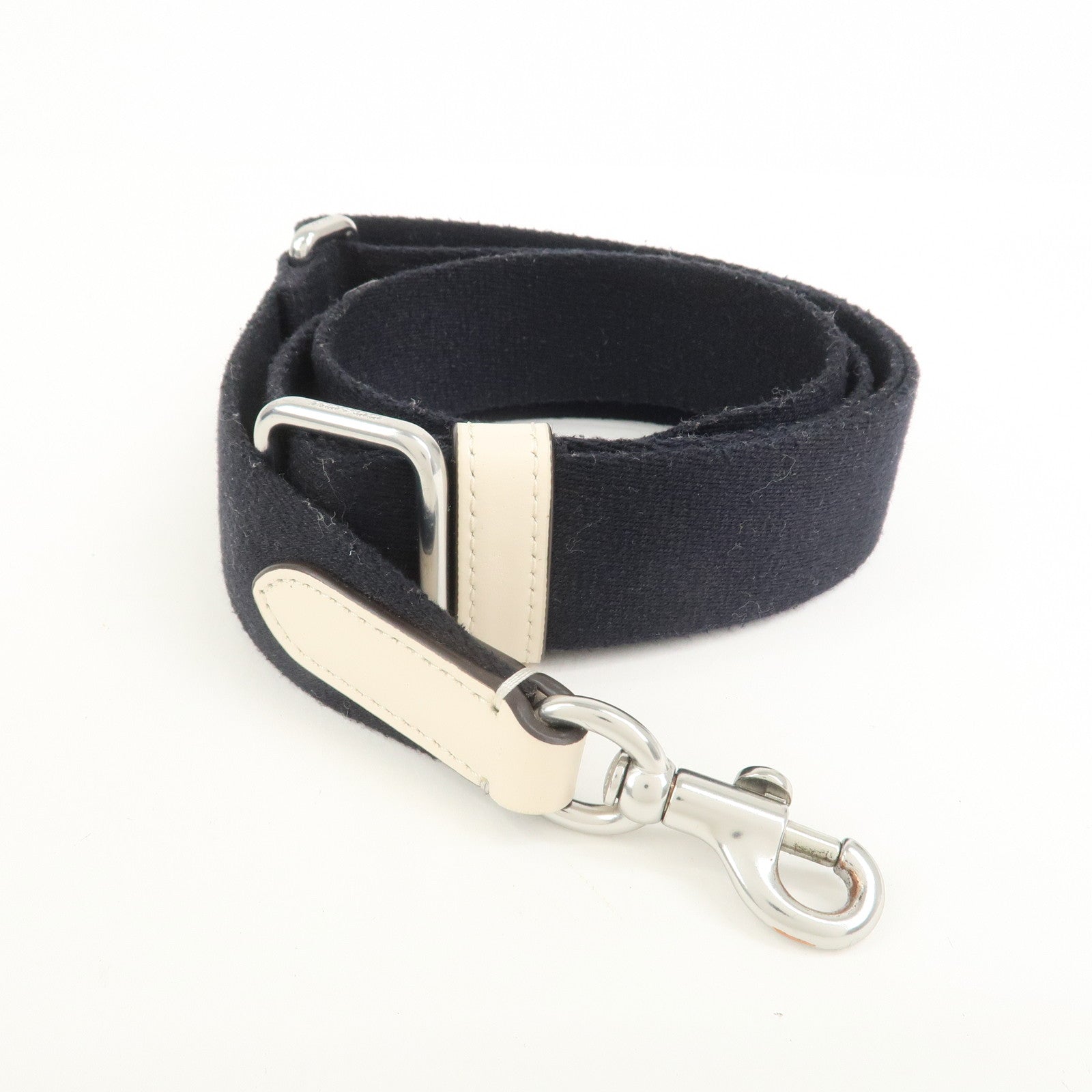 COACH Denim Leather 2Way Shoulder Bag Hand Bag Black