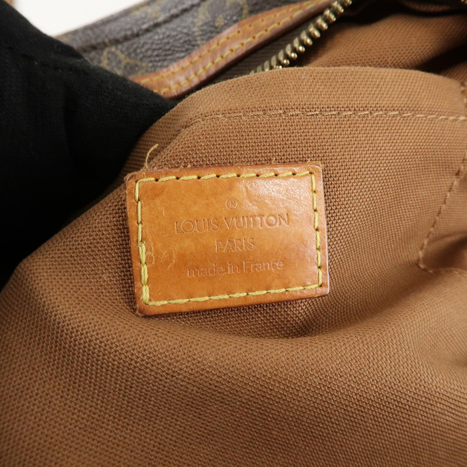 Louis Vuitton Monogram Canvas Rivet Hand Bag Shoulder Bag M40140 Used