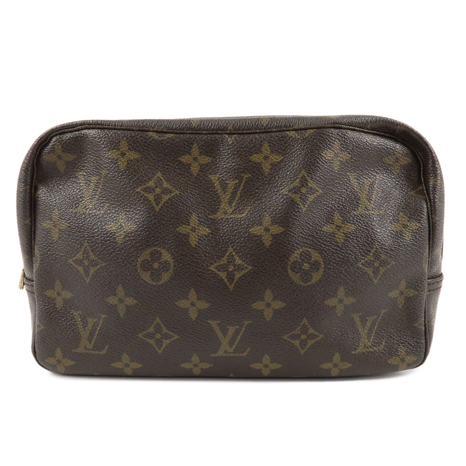 Louis Vuitton Monogram Trousse Toilette 23 Pouch Brown M47524 Used