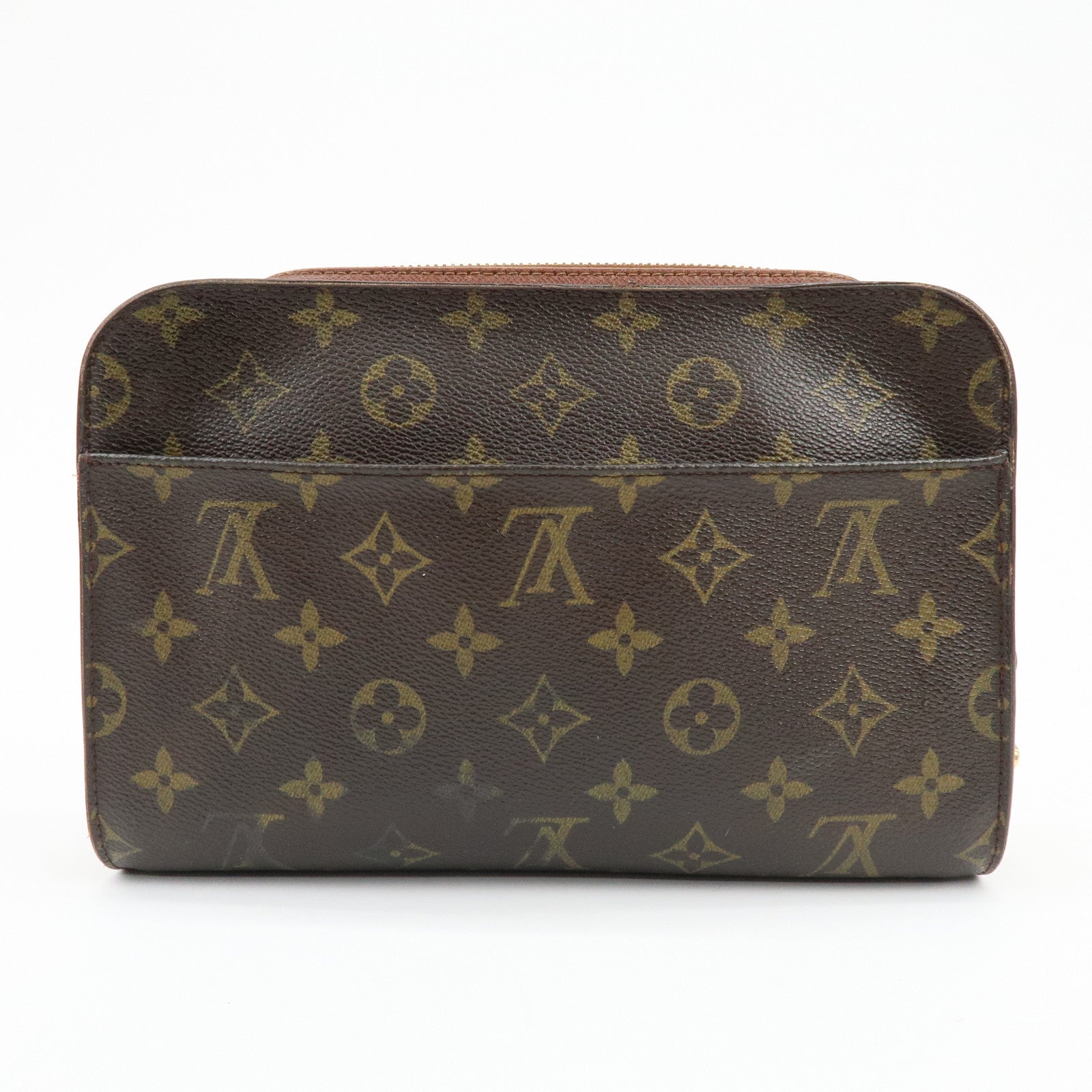 Louis Vuitton Monogram Orsay Clutch Bag Pouch Brown M51790