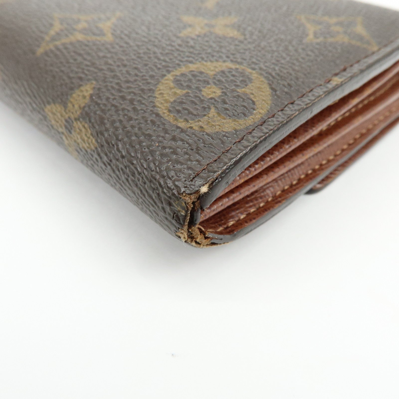 Louis Vuitton Monogram Portefeuille Sarah Long Wallet Brown M61734